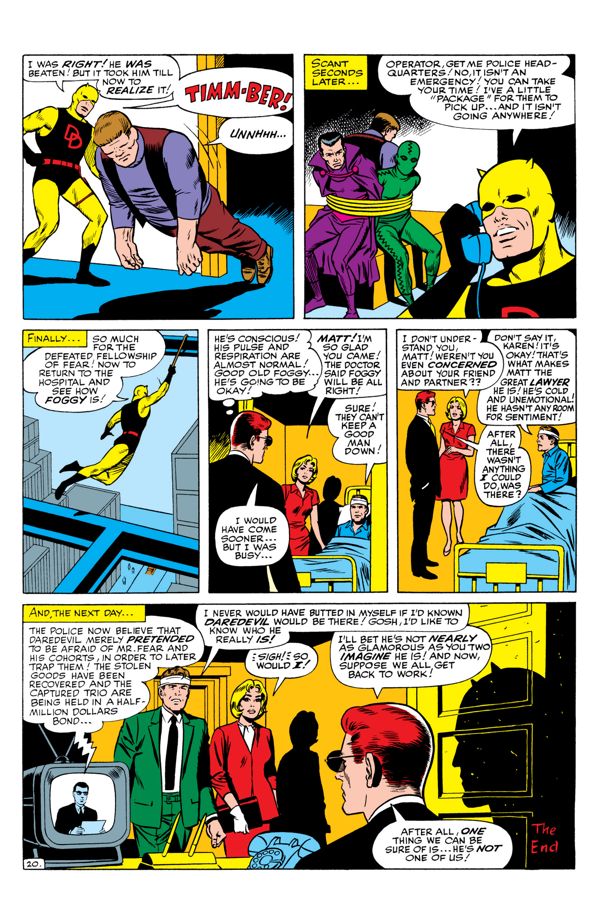 Read online Marvel Masterworks: Daredevil comic -  Issue # TPB 1 (Part 2) - 41