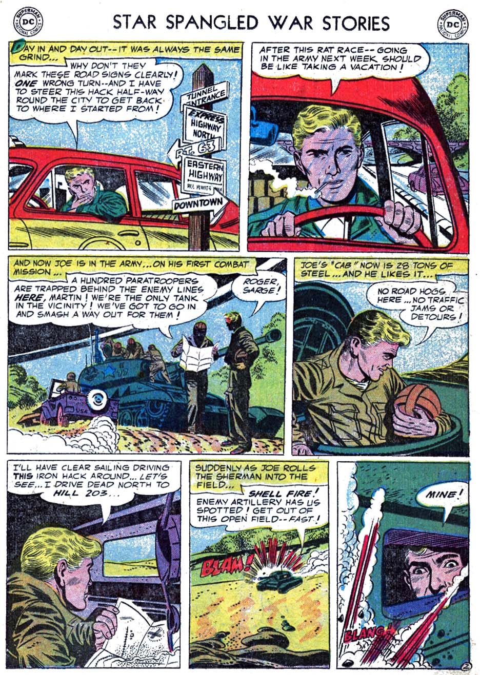 Read online Star Spangled War Stories (1952) comic -  Issue #41 - 13