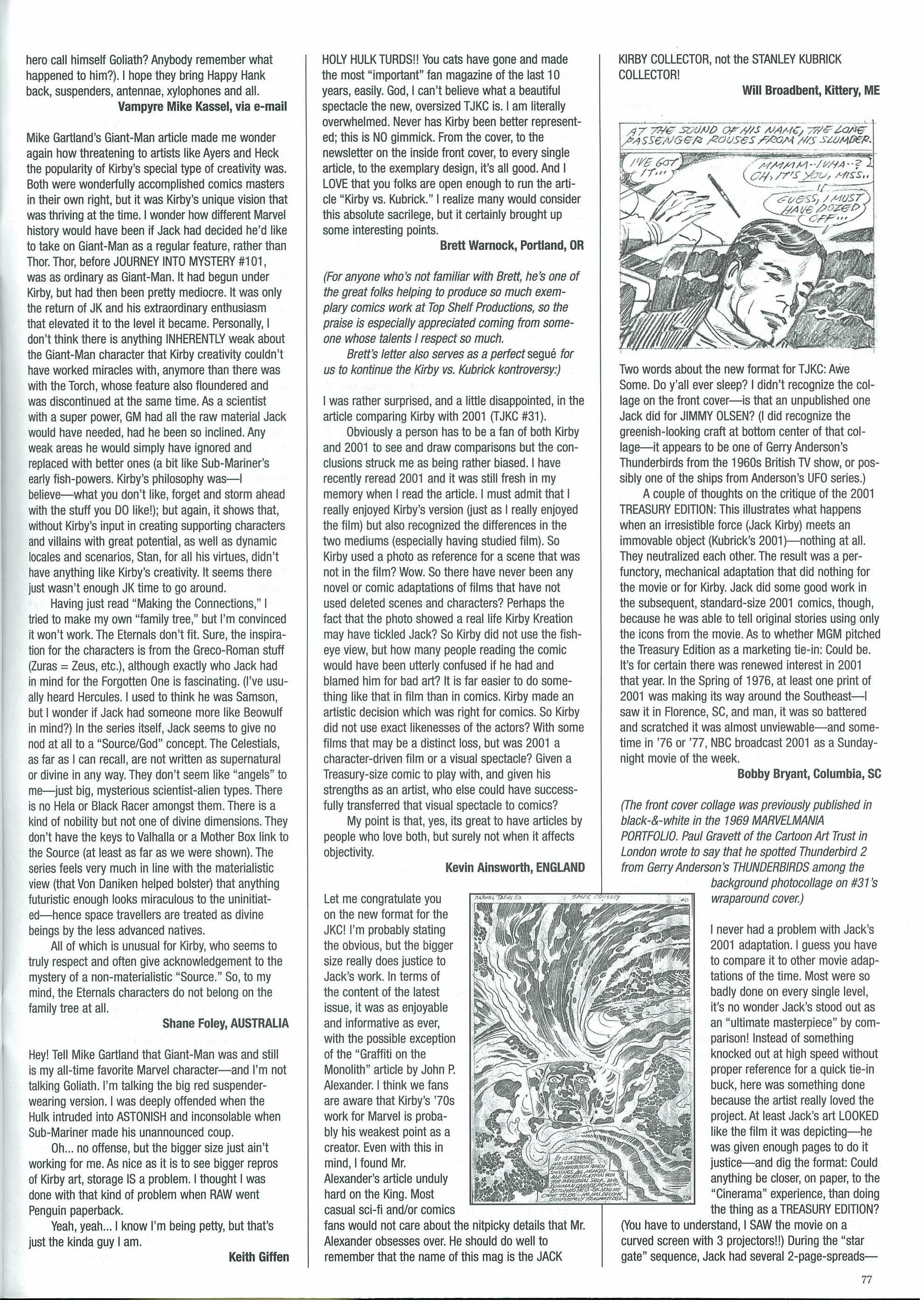 Read online The Jack Kirby Collector comic -  Issue #32 - 81