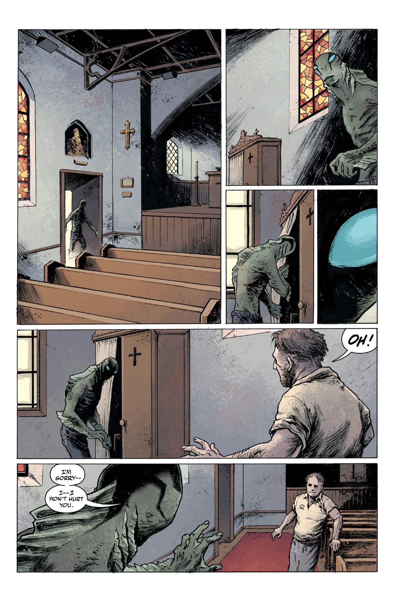 Read online Abe Sapien: Dark and Terrible and The New Race of Man comic -  Issue # TPB - 38