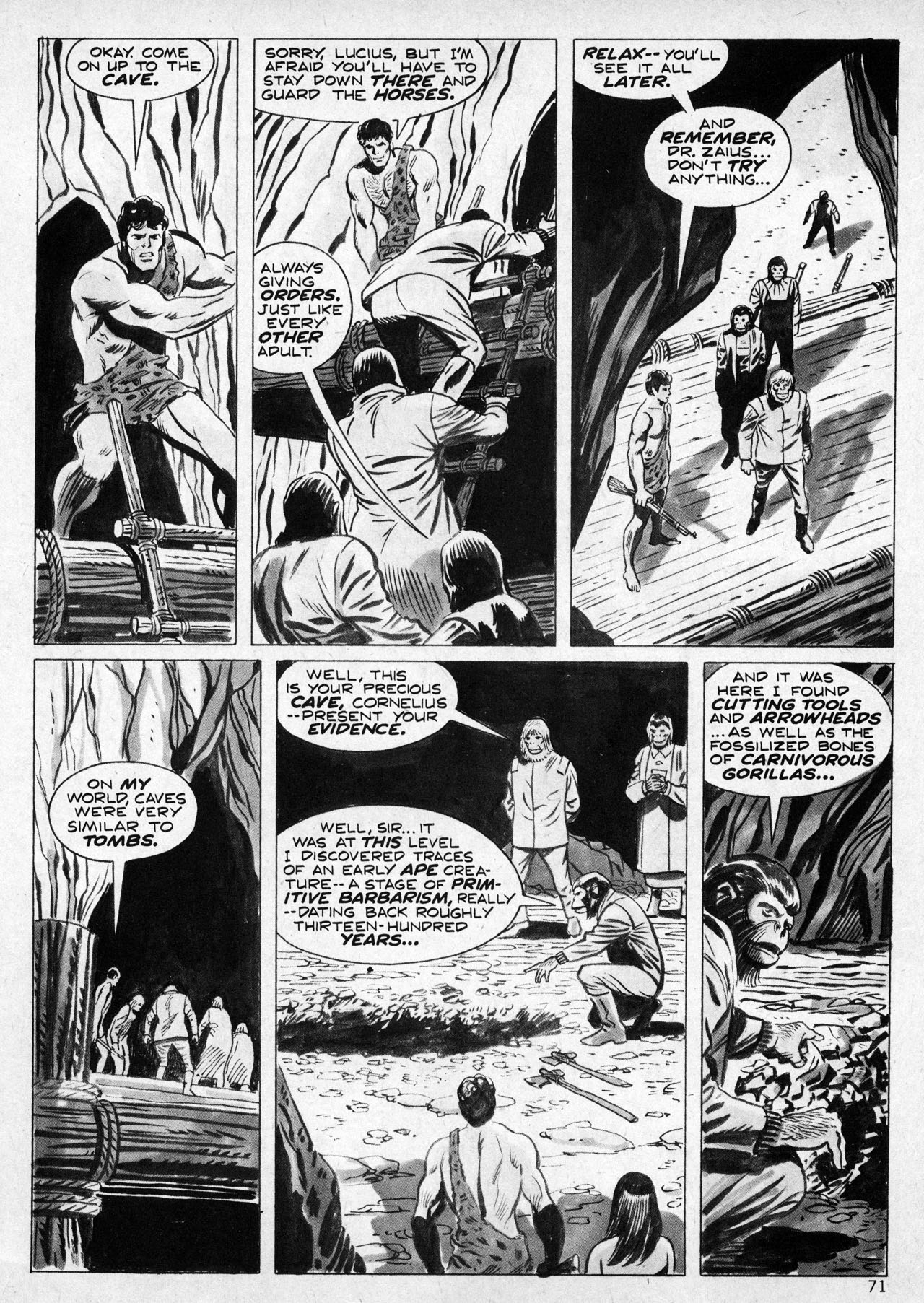 Read online Planet of the Apes comic -  Issue #5 - 67