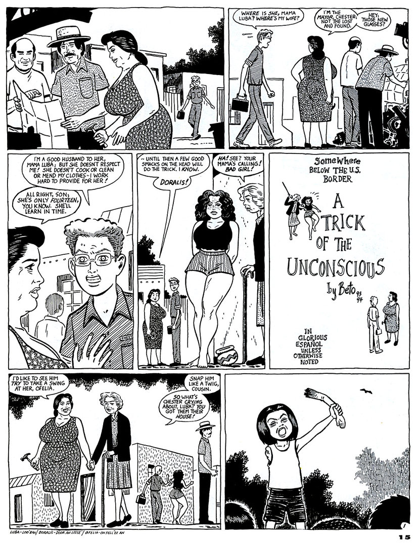 Read online Love and Rockets (1982) comic -  Issue #44 - 17