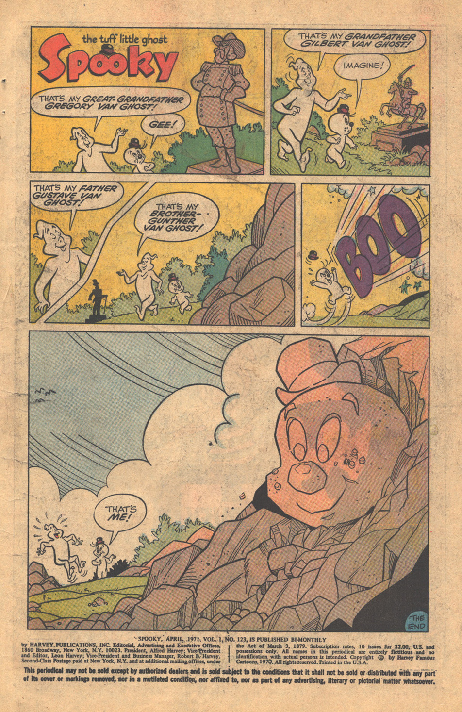 Read online Spooky comic -  Issue #123 - 3