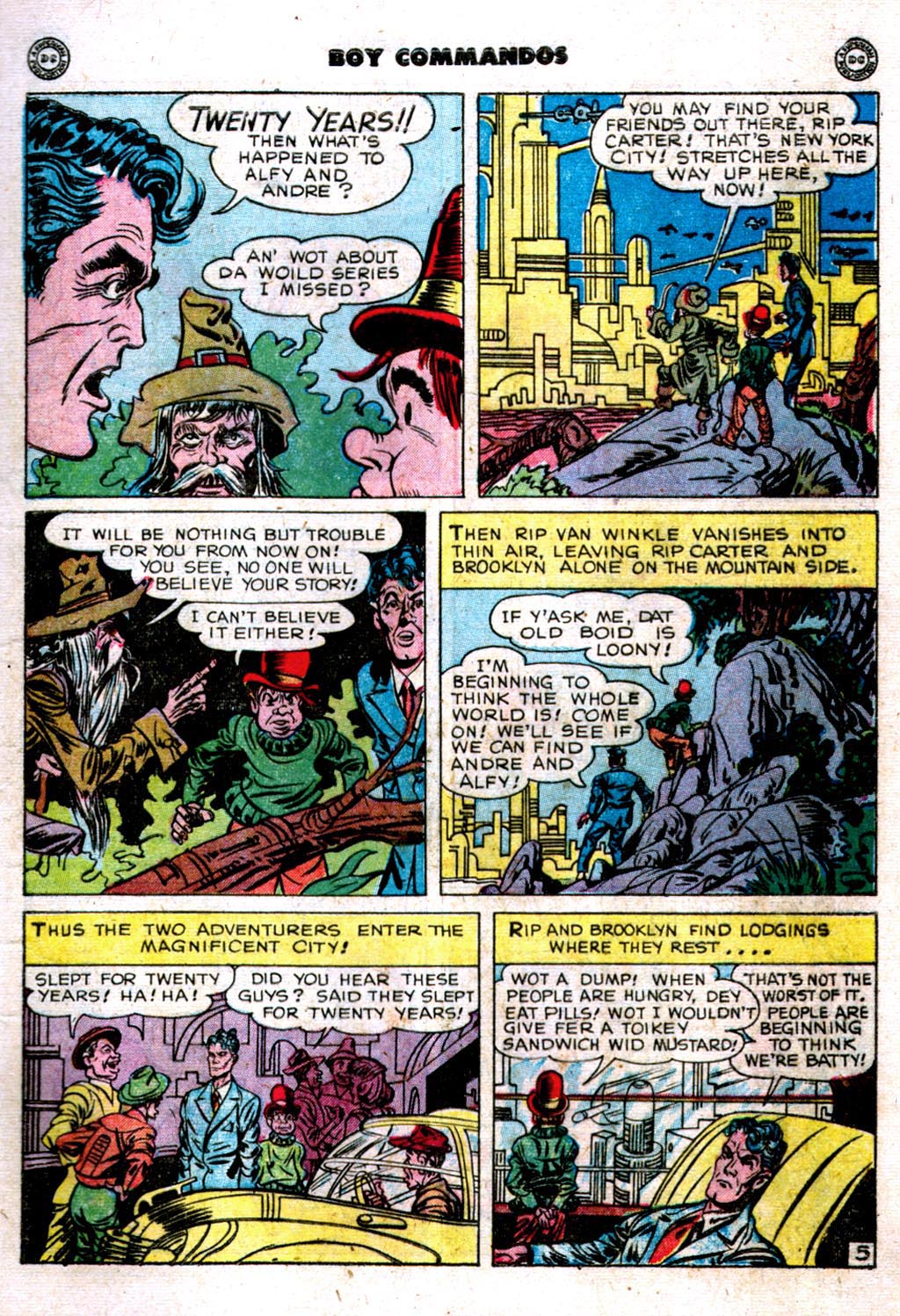 Read online Boy Commandos comic -  Issue #19 - 7