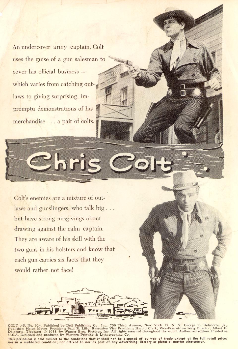 Read online Four Color Comics comic -  Issue #924 - 2