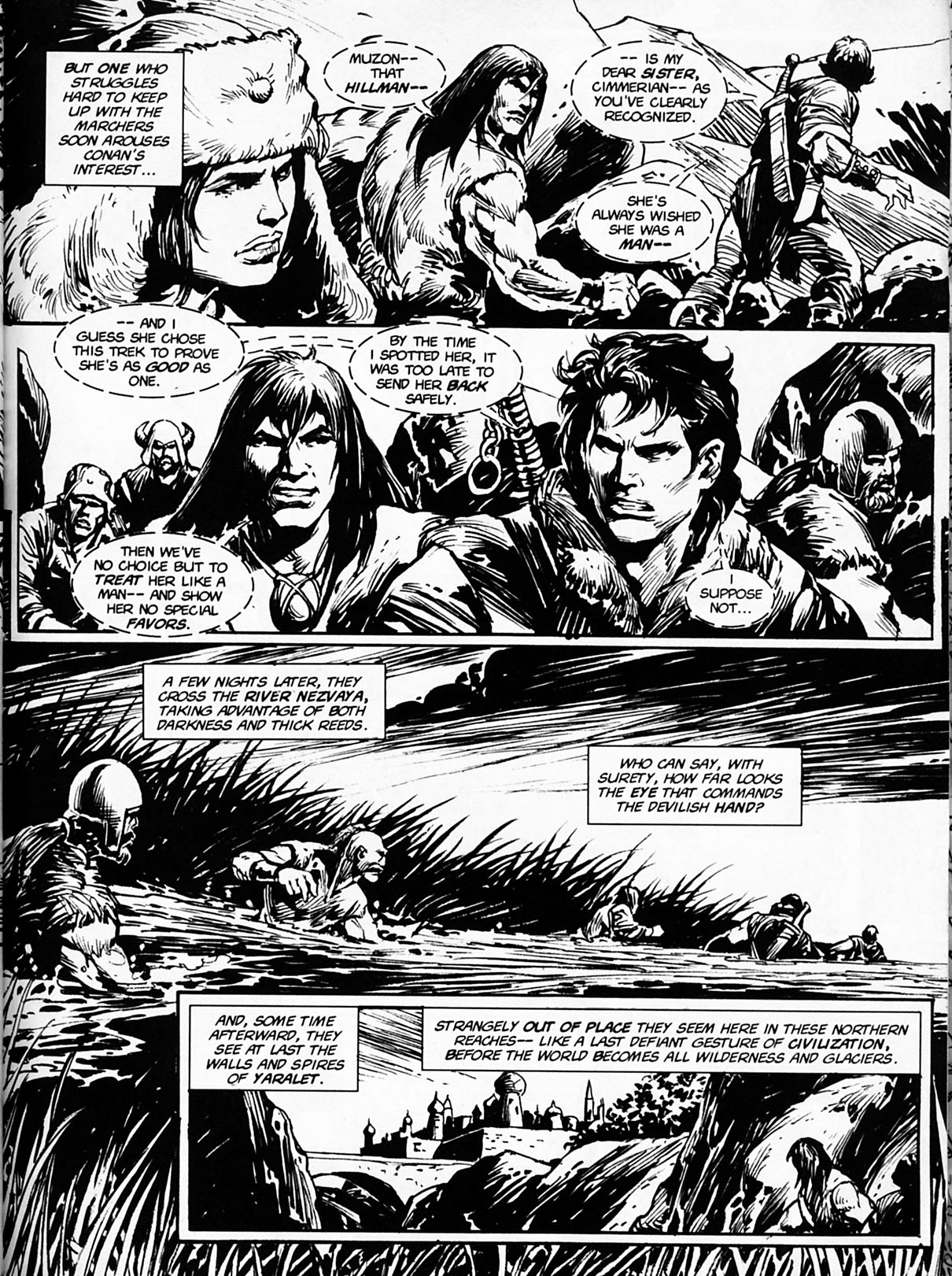 Read online The Savage Sword Of Conan comic -  Issue #220 - 52