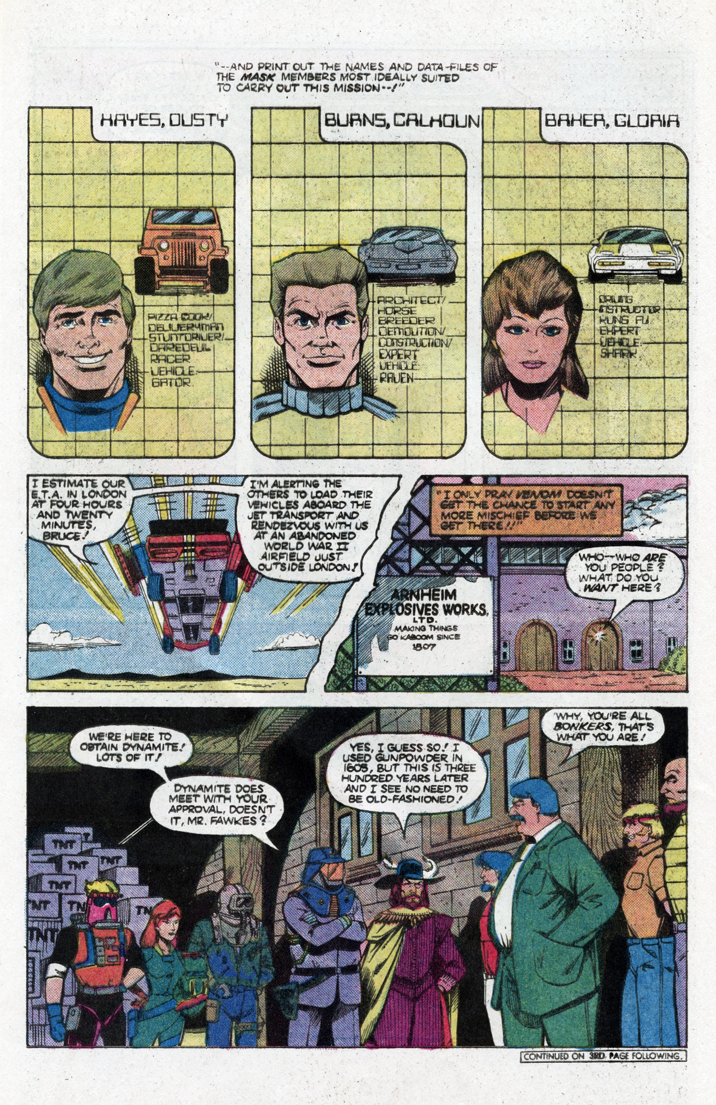 Read online MASK comic -  Issue #3 - 8