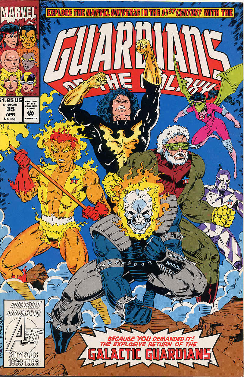Read online Guardians of the Galaxy (1990) comic -  Issue #35 - 1