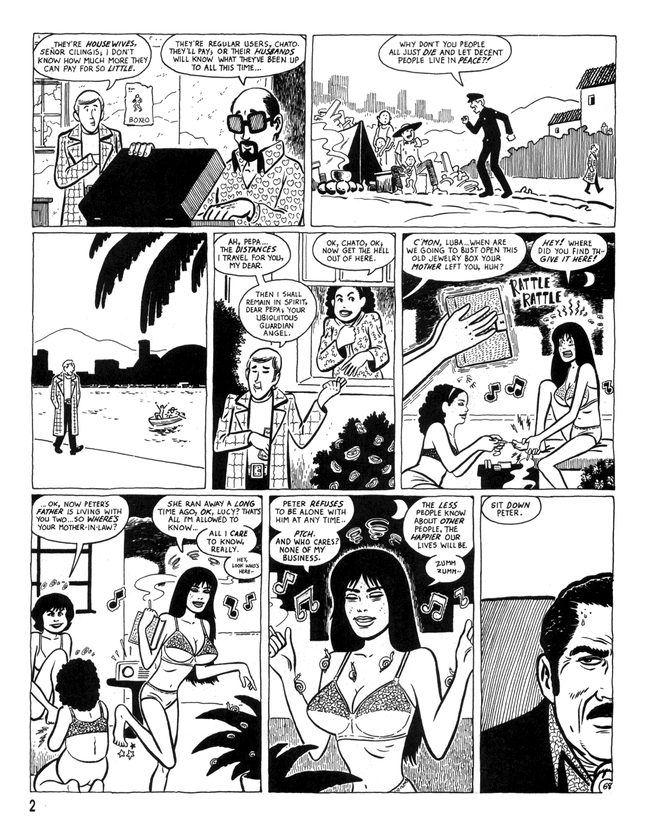 Read online Love and Rockets (1982) comic -  Issue #34 - 4