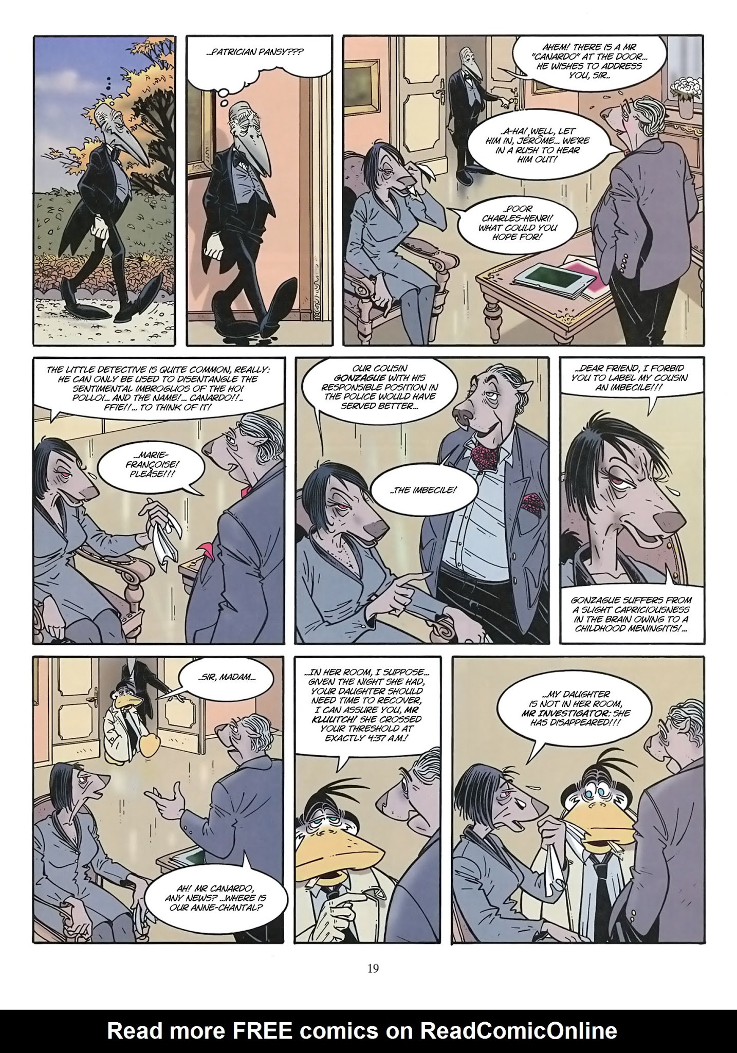Read online Une enquête de l'inspecteur Canardo comic -  Issue #9 - 20