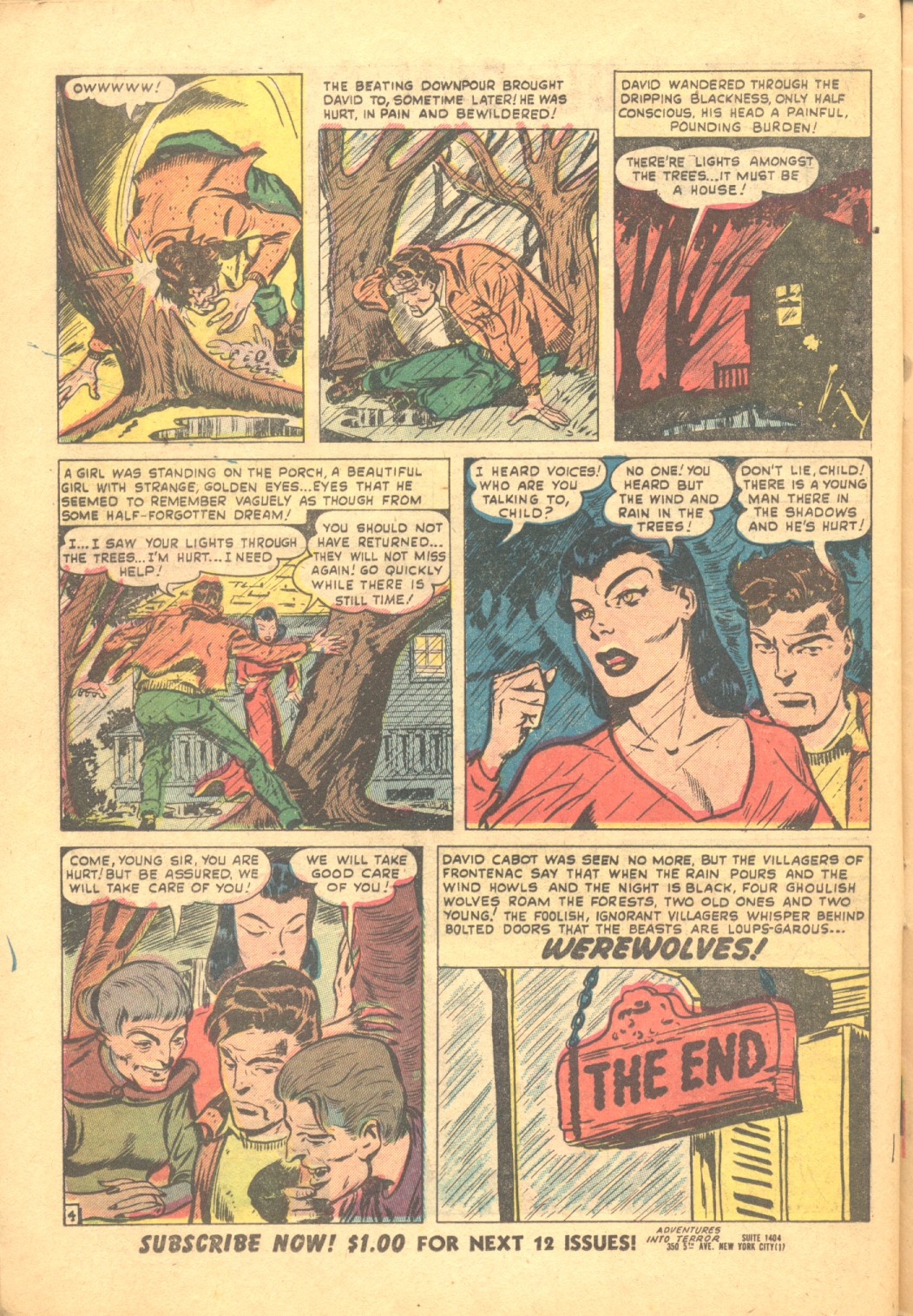 Read online Adventures into Terror comic -  Issue #3 - 14