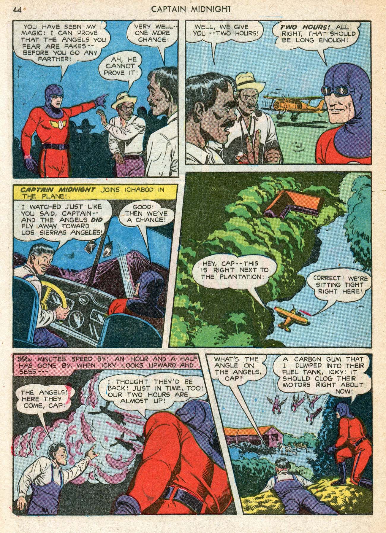 Read online Captain Midnight (1942) comic -  Issue #12 - 44