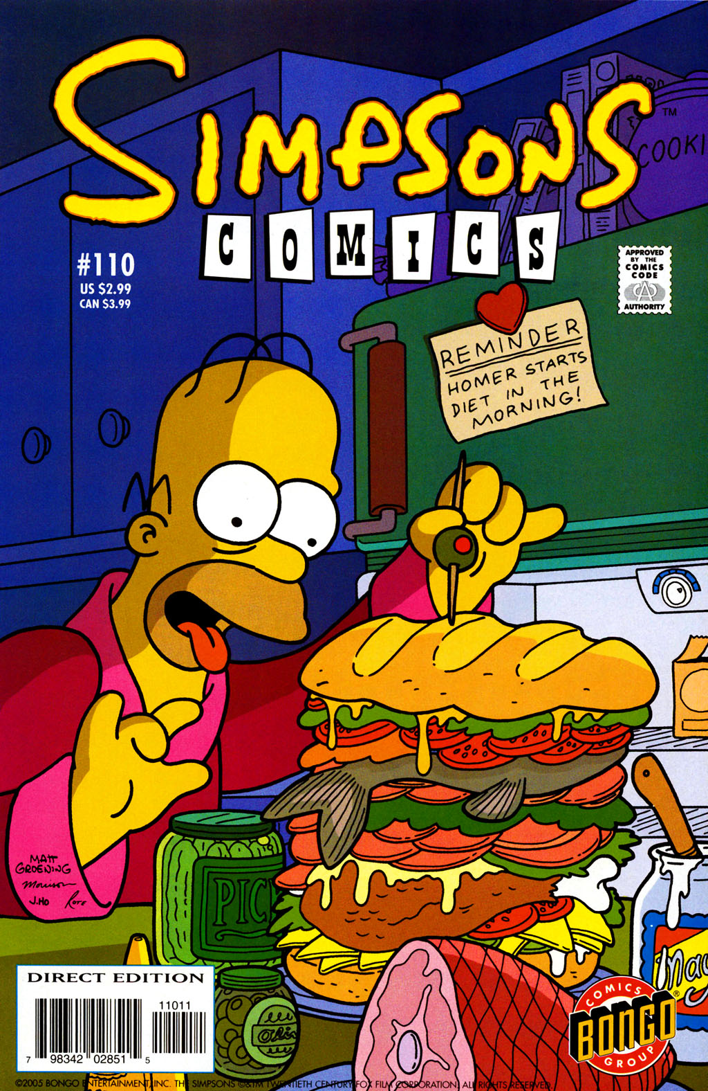 Read online Simpsons Comics comic -  Issue #110 - 1