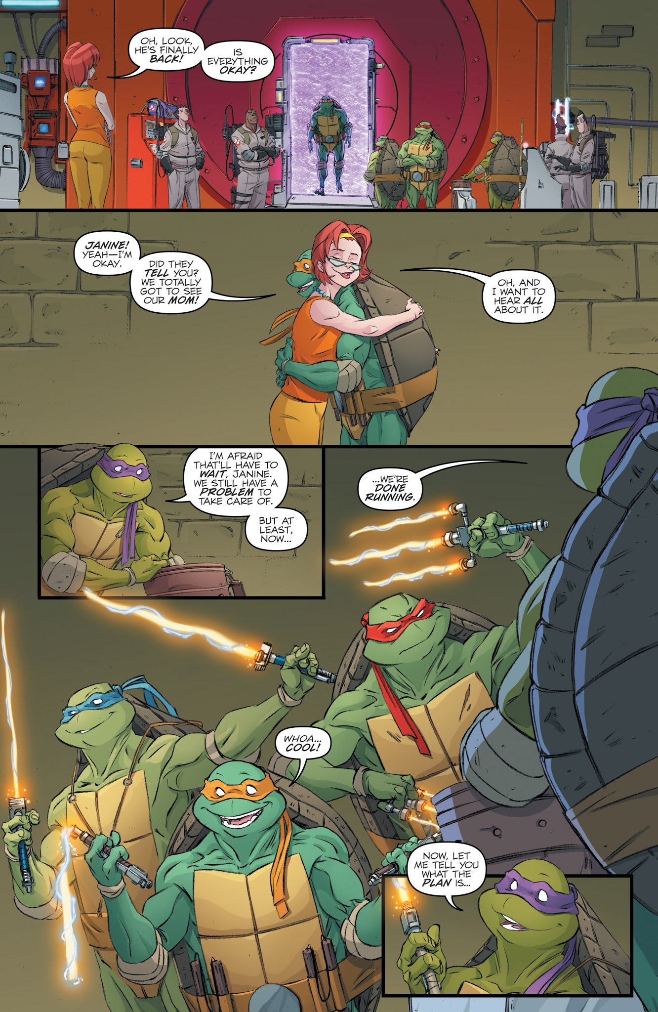 Read online Teenage Mutant Ninja Turtles/Ghostbusters 2 comic -  Issue #5 - 13