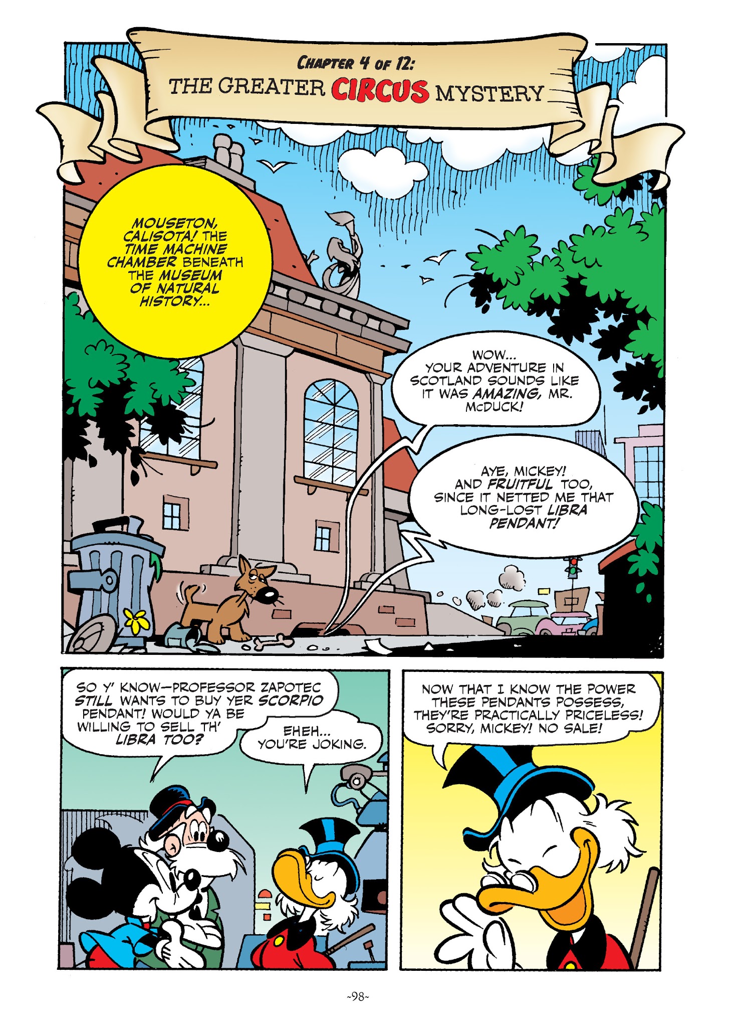 Read online Mickey and Donald: The Search For the Zodiac Stone comic -  Issue # TPB - 97