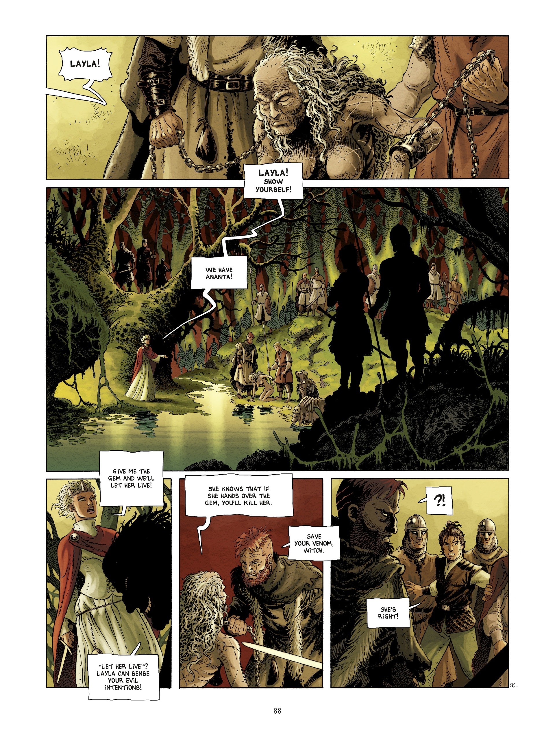 Read online Layla: A Tale of the Scarlet Swamp comic -  Issue # TPB - 90