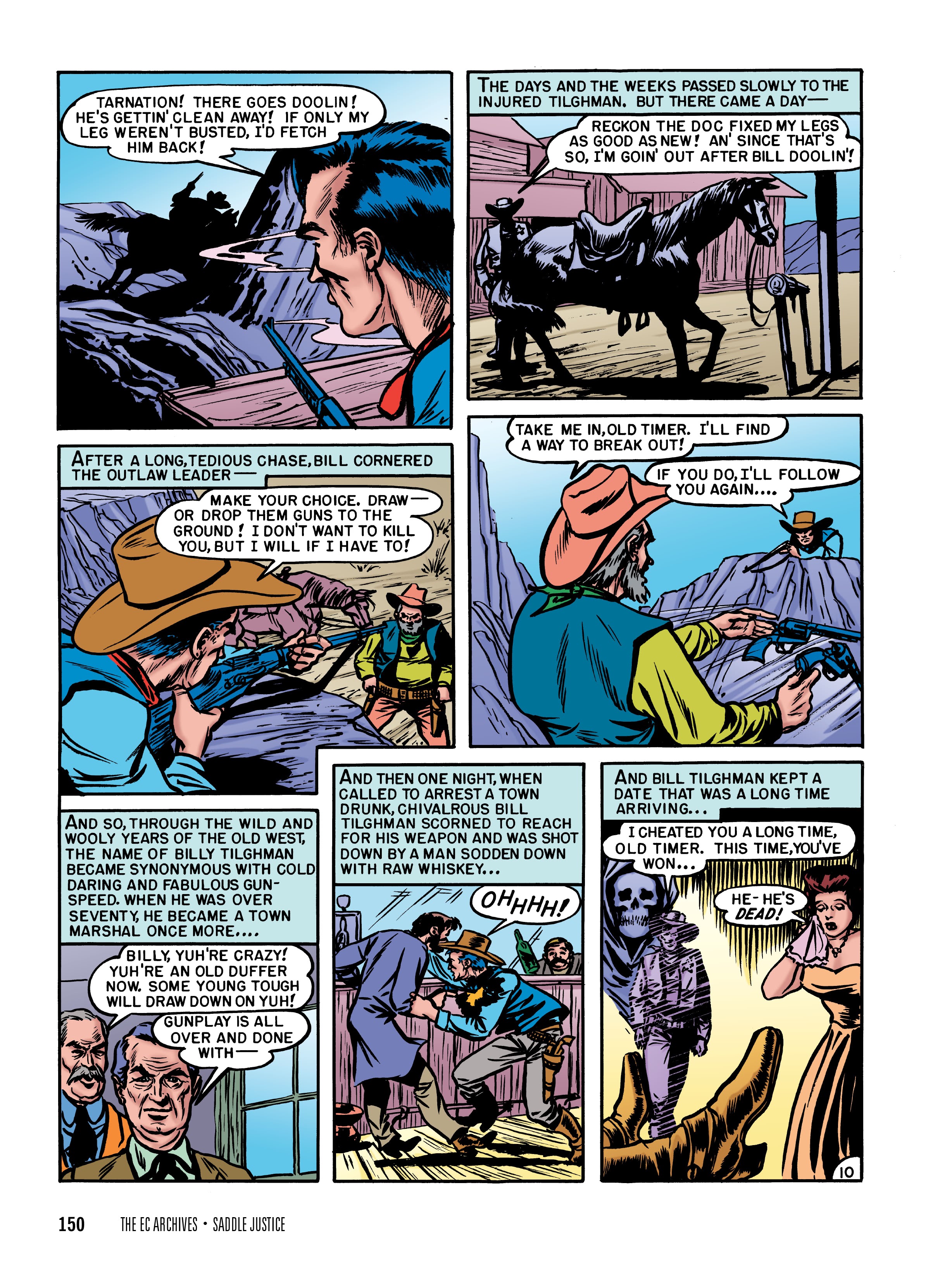 Read online The EC Archives: Saddle Justice comic -  Issue # TPB (Part 2) - 52