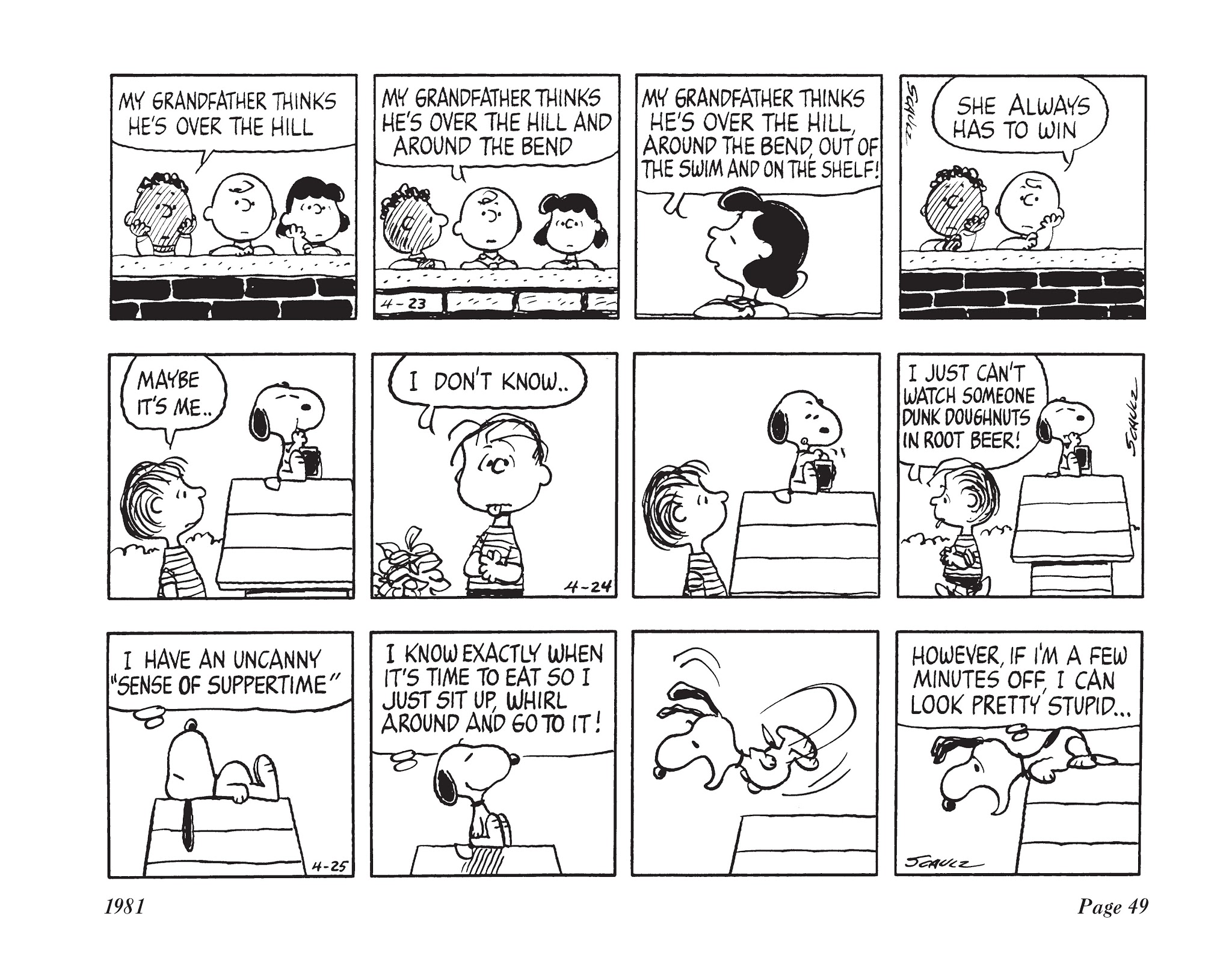 Read online The Complete Peanuts comic -  Issue # TPB 16 - 67