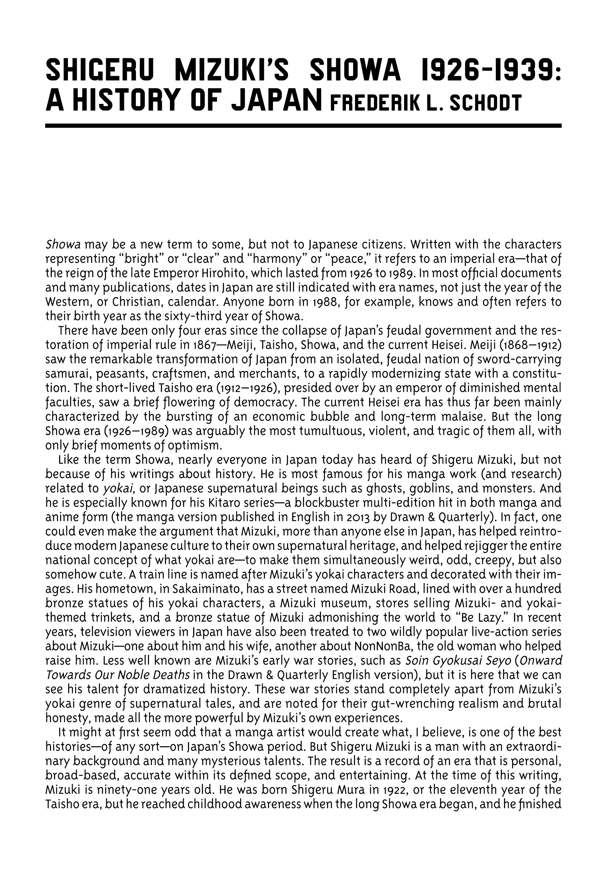 Read online Showa: A History of Japan comic -  Issue # TPB 1 (Part 1) - 7