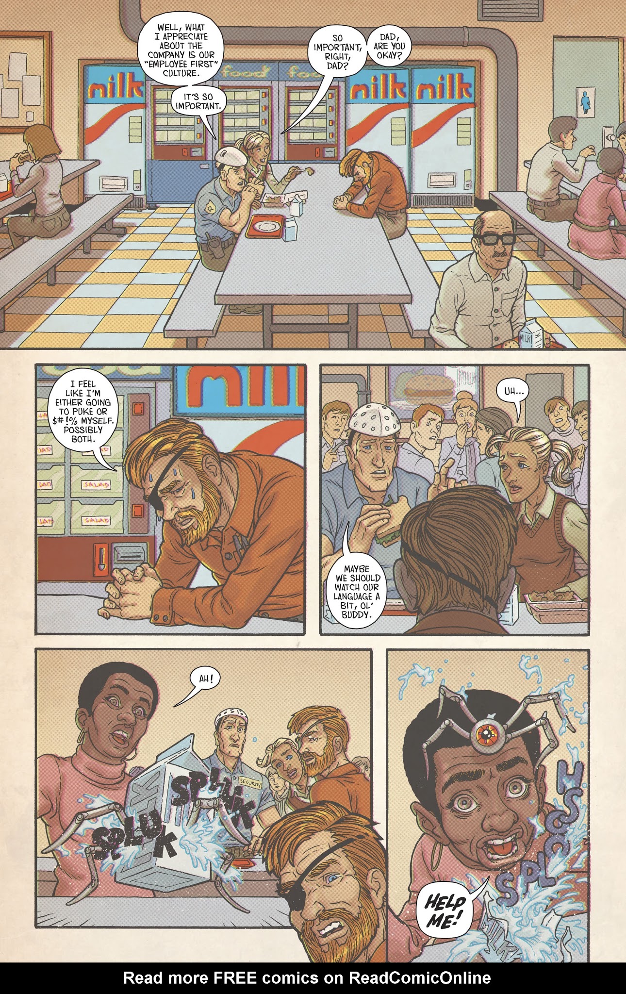 Read online Cave Carson Has a Cybernetic Eye/Swamp Thing Special comic -  Issue # Full - 7