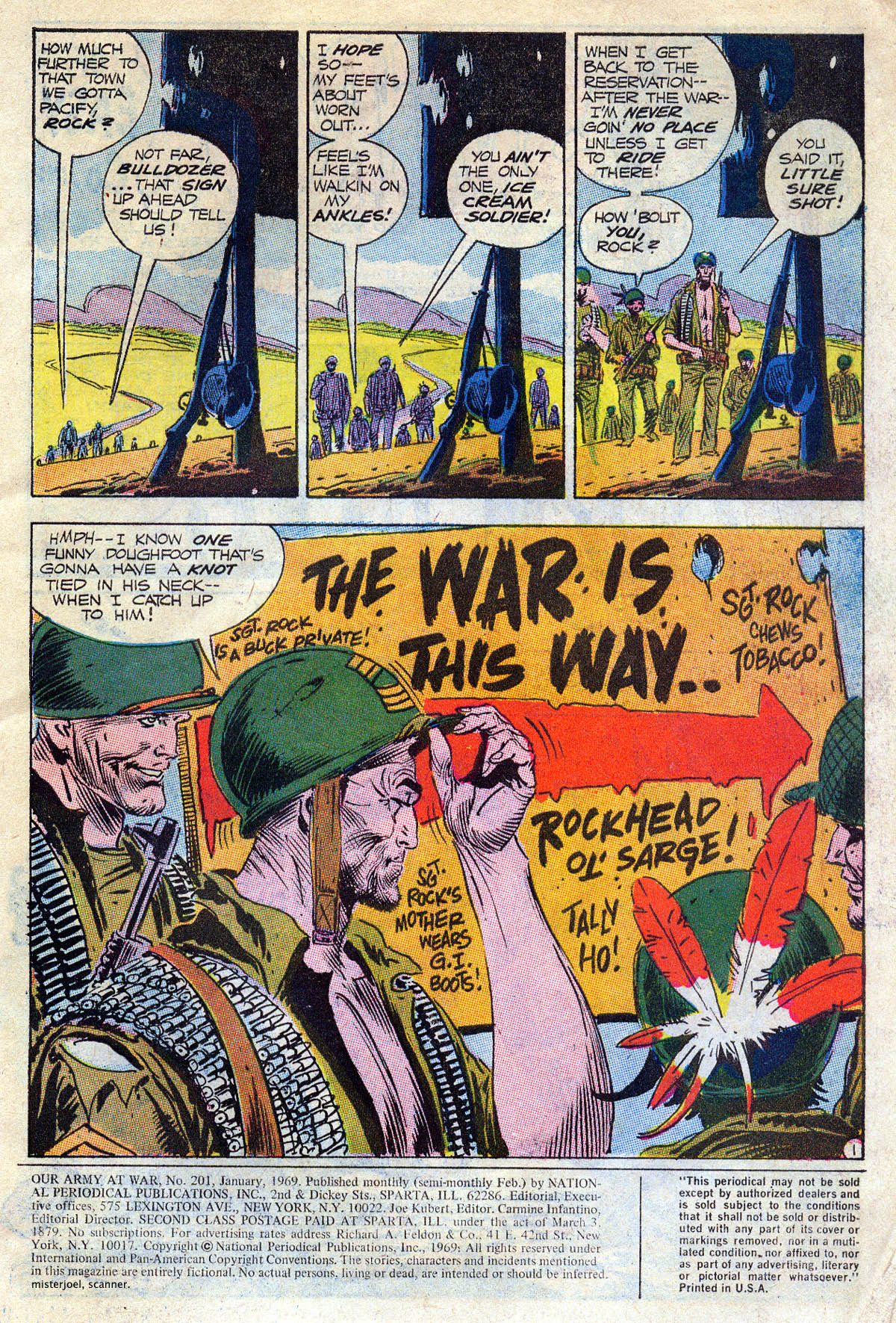 Read online Our Army at War (1952) comic -  Issue #201 - 3