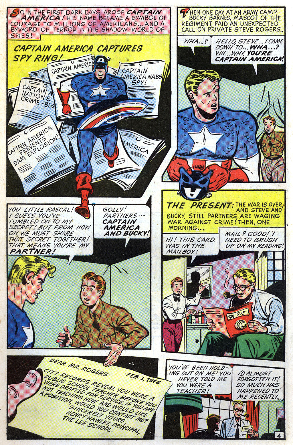 Read online Captain America Comics comic -  Issue #59 - 6
