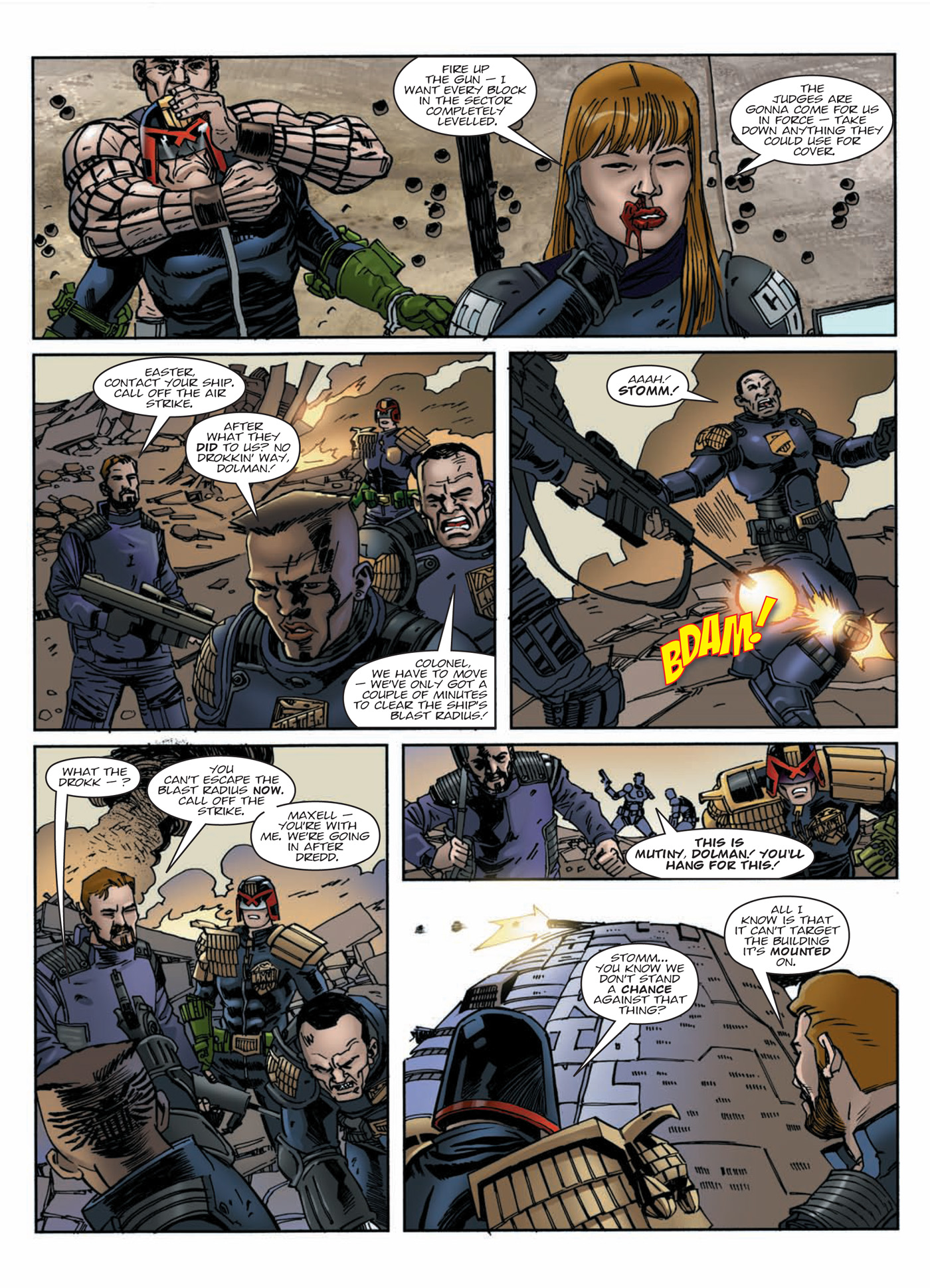 Read online Judge Dredd: Day of Chaos: Fallout comic -  Issue # TPB (Part 1) - 32