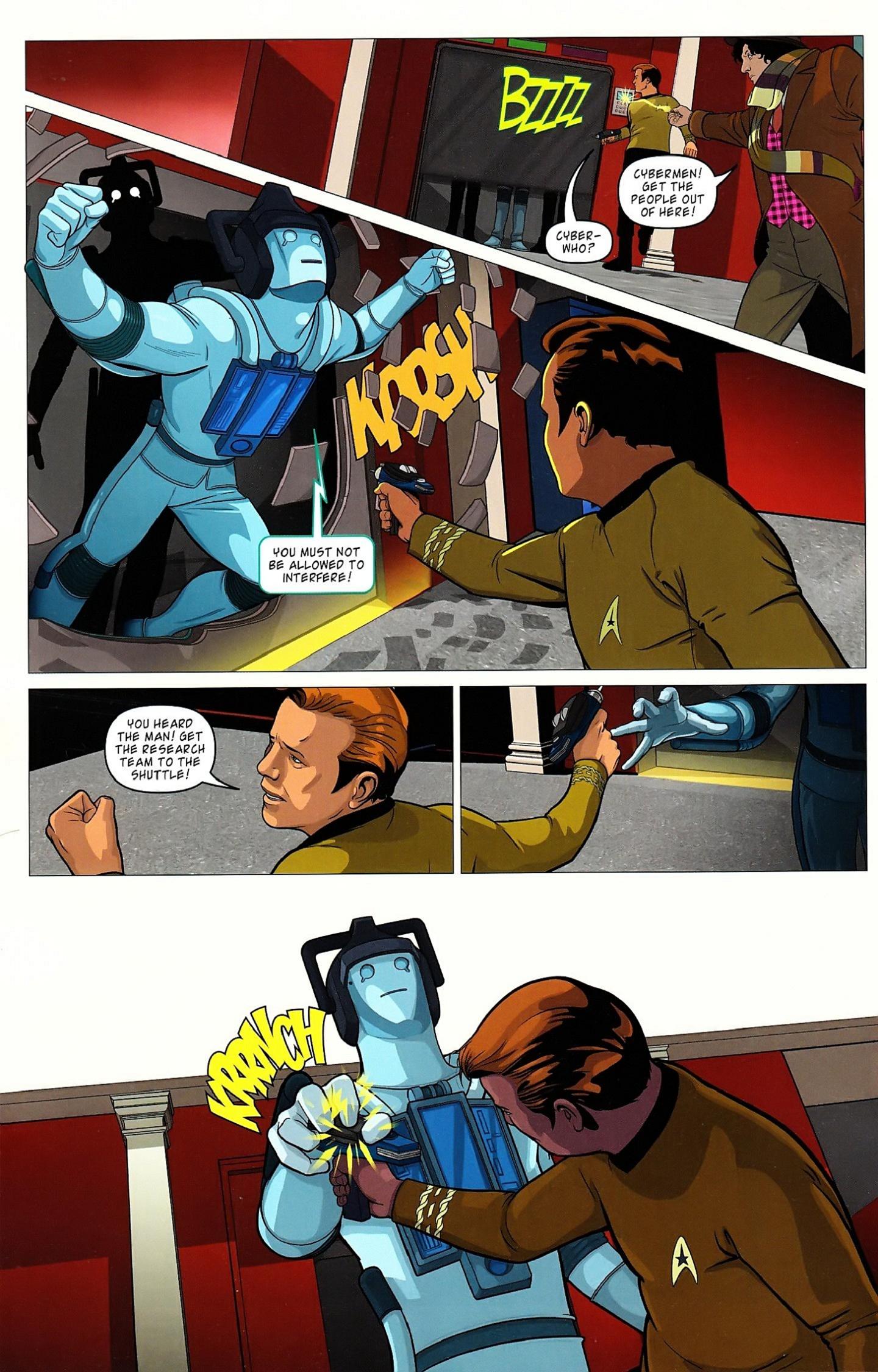 Read online Star Trek: The Next Generation/Doctor Who: Assimilation² comic -  Issue #3 - 17