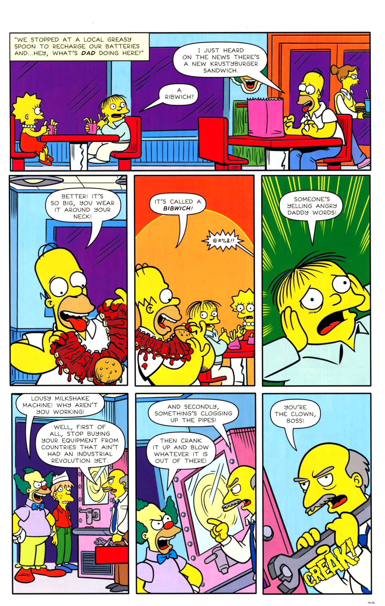 Read online Bongo Comics presents Comic Book Guy: The Comic Book comic -  Issue #4 - 31