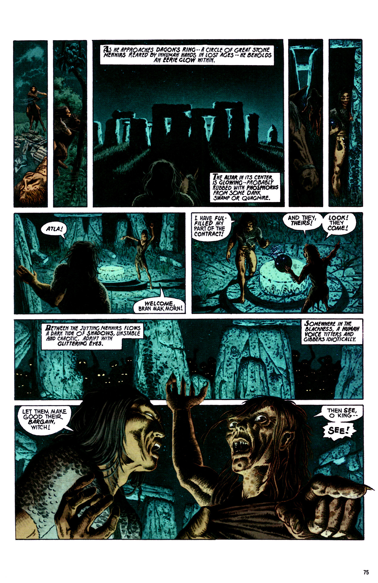 Read online Robert E. Howard's Savage Sword comic -  Issue #1 - 75