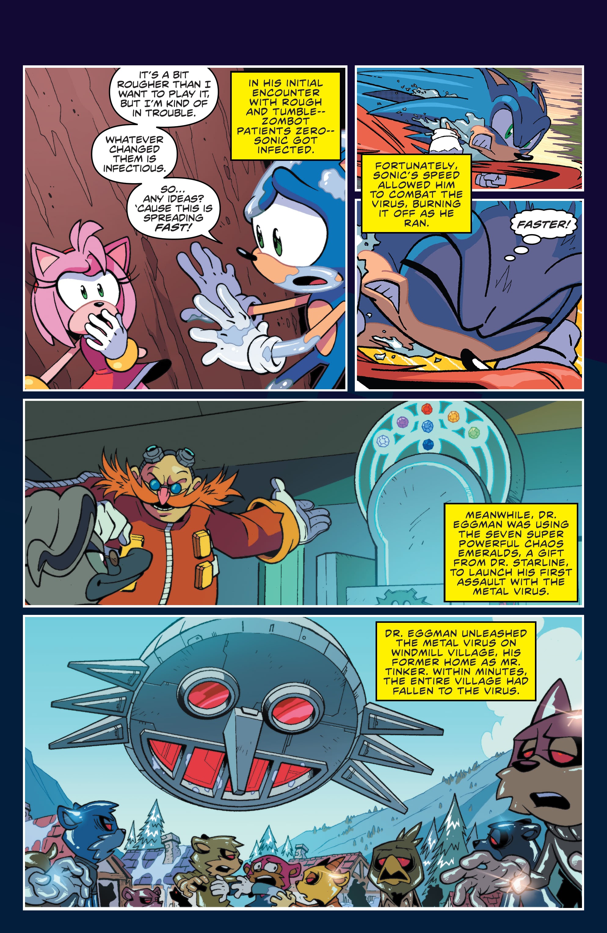 Read online Free Comic Book Day 2021 comic -  Issue # Sonic the Hedgehog 30th Anniversary Special - 18