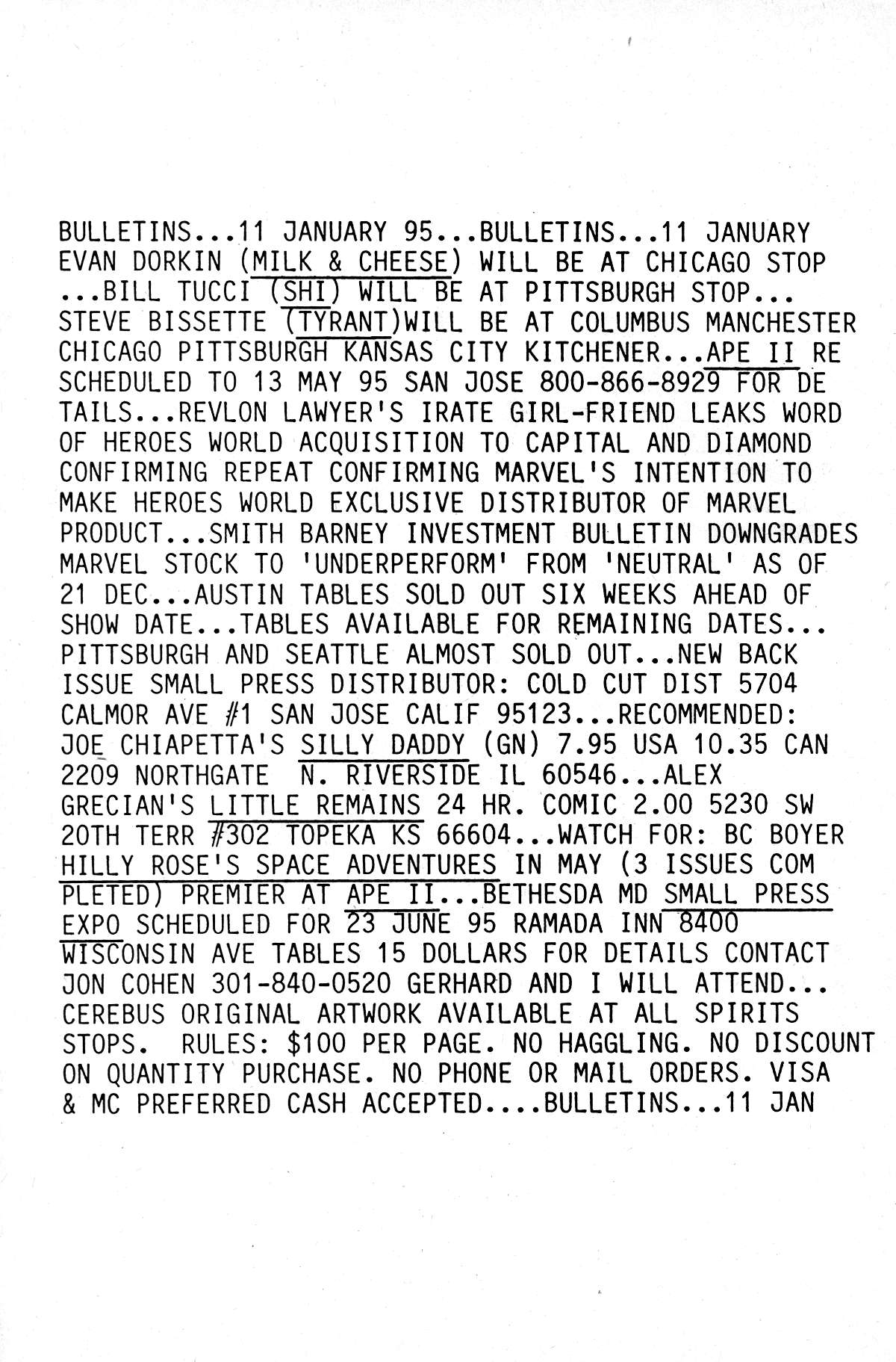 Read online Cerebus comic -  Issue #191 - 40