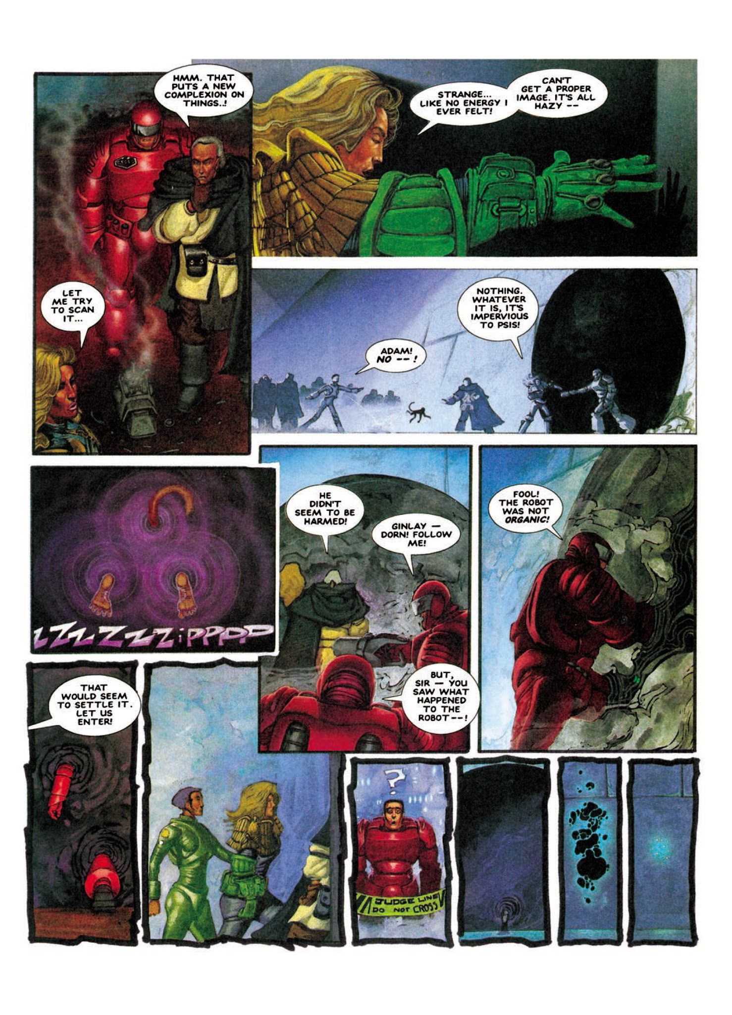 Read online Judge Anderson: The Psi Files comic -  Issue # TPB 2 - 123