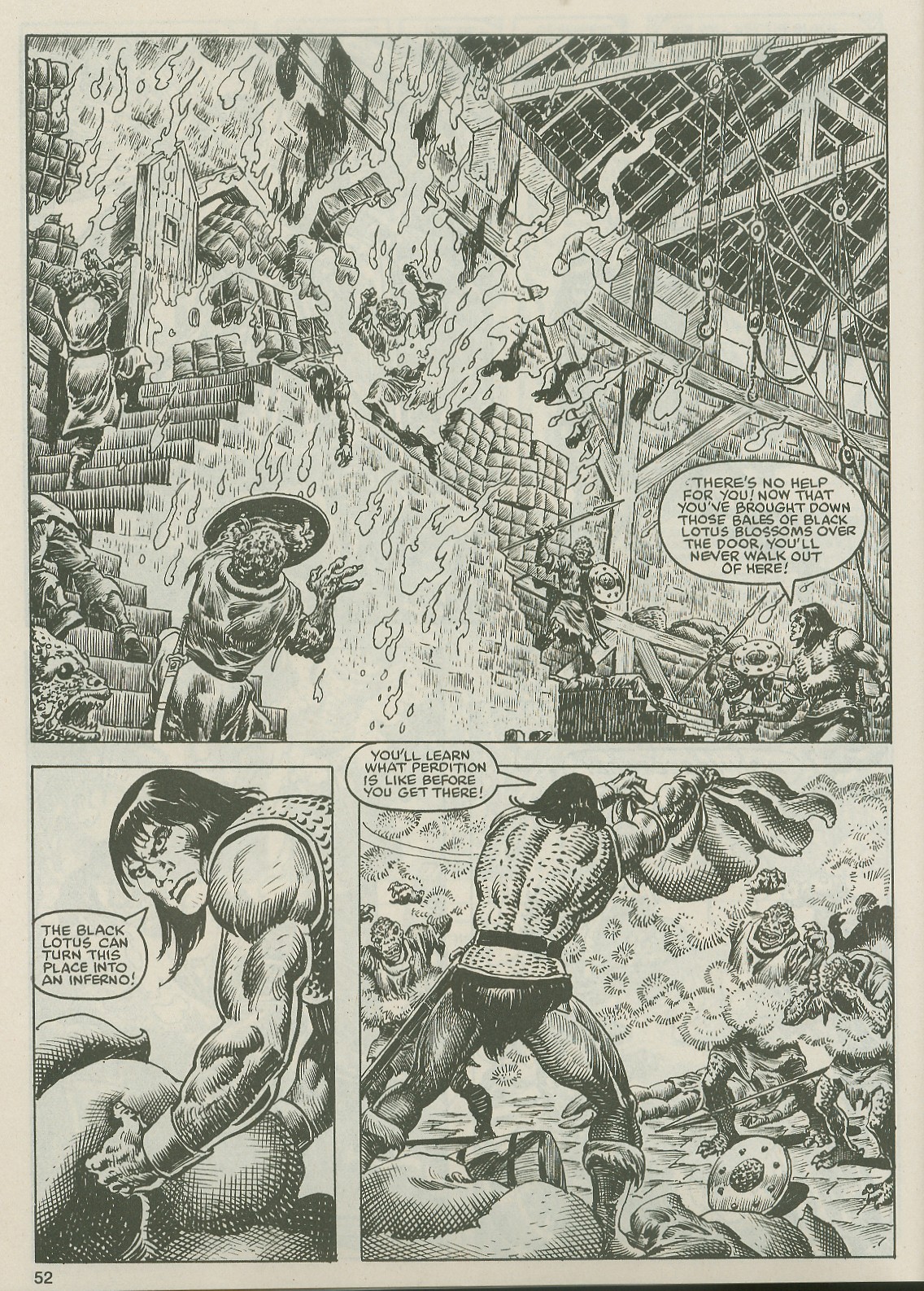 Read online The Savage Sword Of Conan comic -  Issue #122 - 52