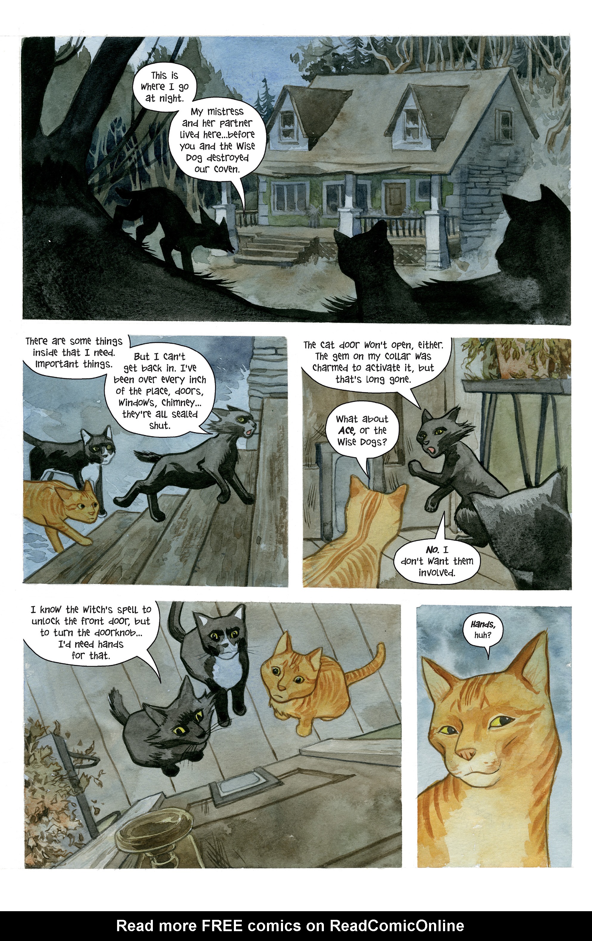 Read online Beasts of Burden: What The Cat Dragged In comic -  Issue # Full - 6