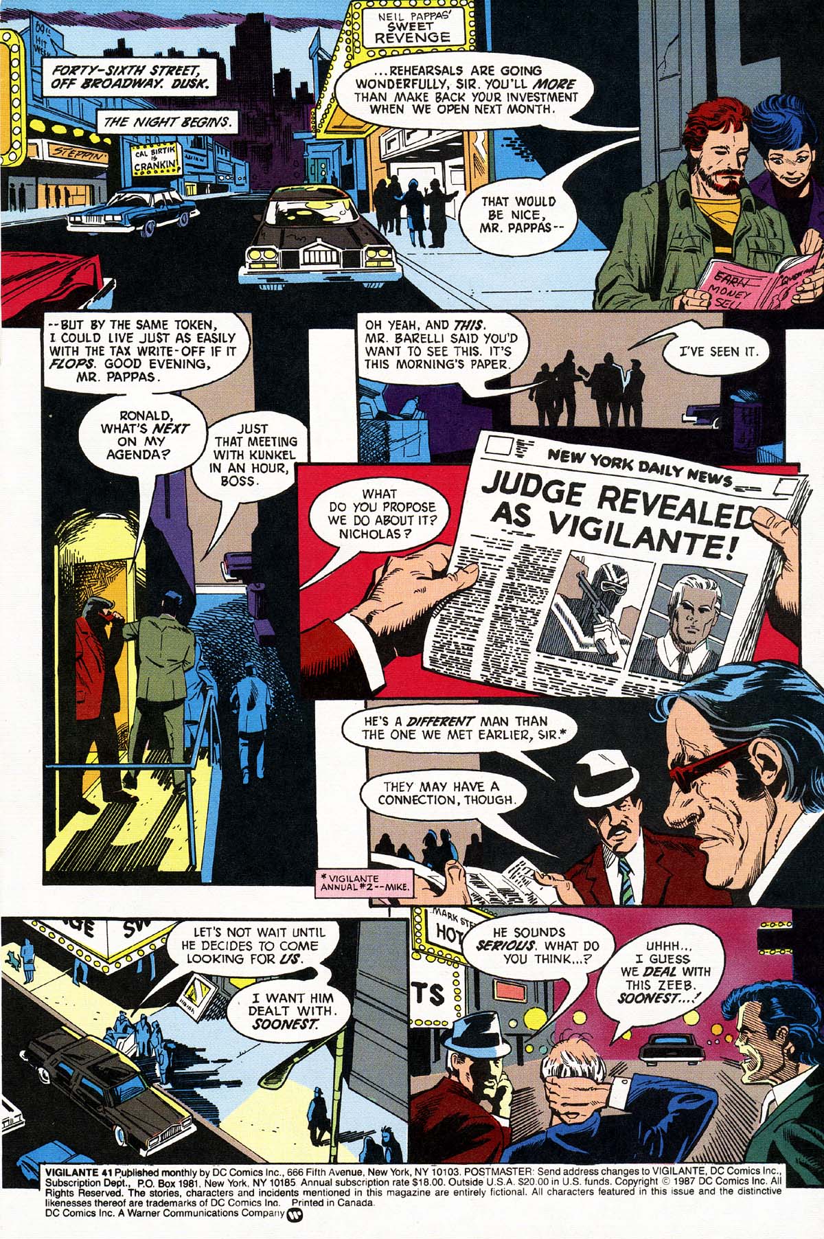 Read online Vigilante (1983) comic -  Issue #41 - 3