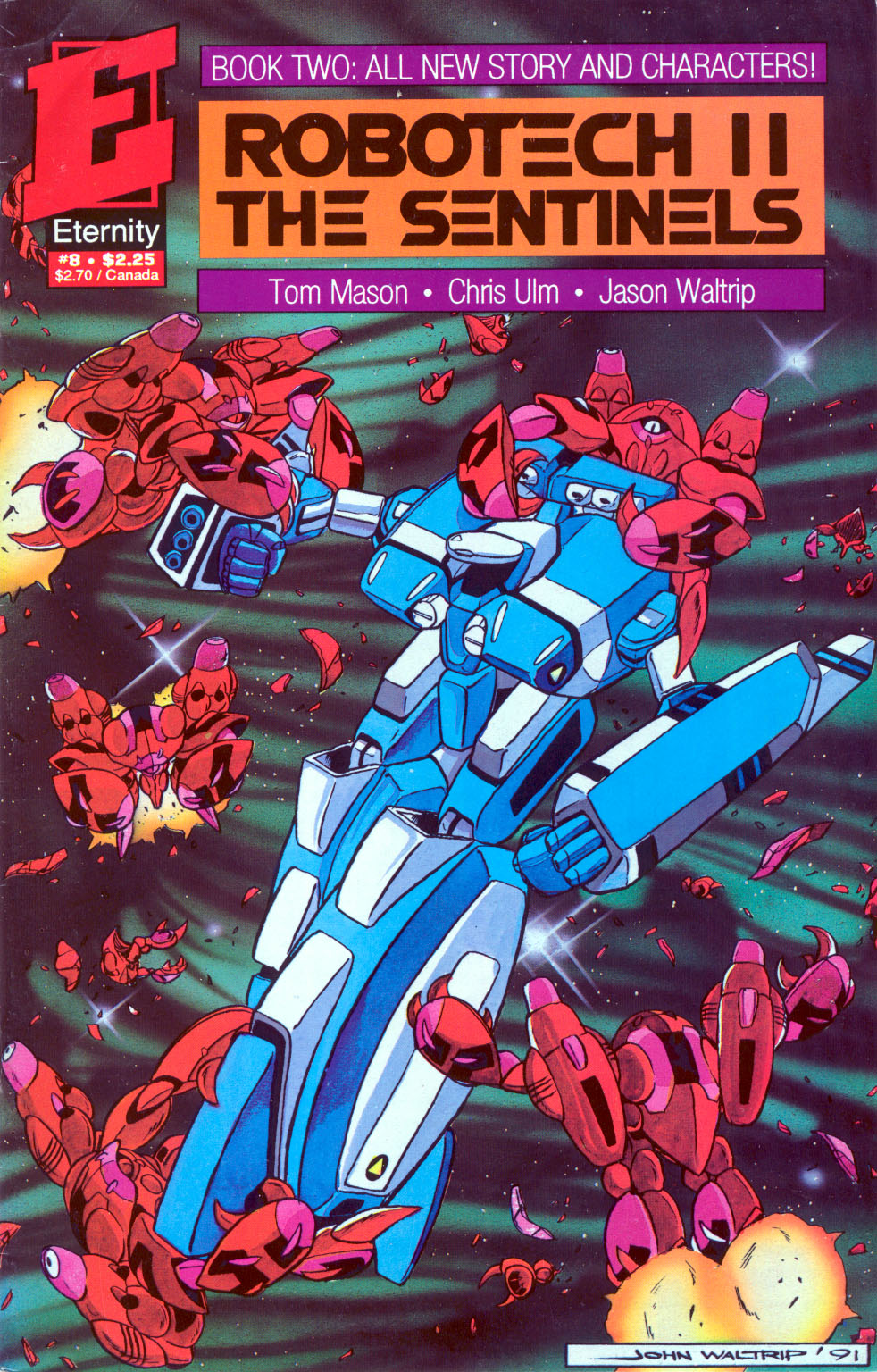 <{ $series->title }} issue Robotech II: The Sentinels Book 2 Issue #8 - Page 1