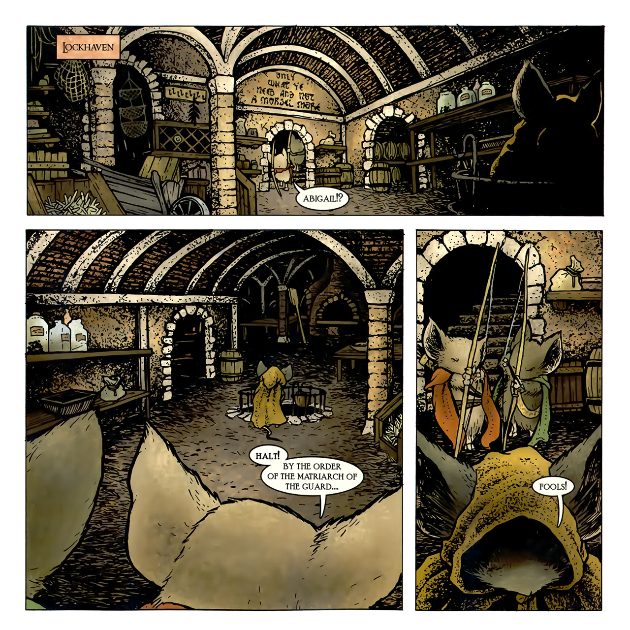 Read online Mouse Guard: Winter 1152 comic -  Issue #4 - 23