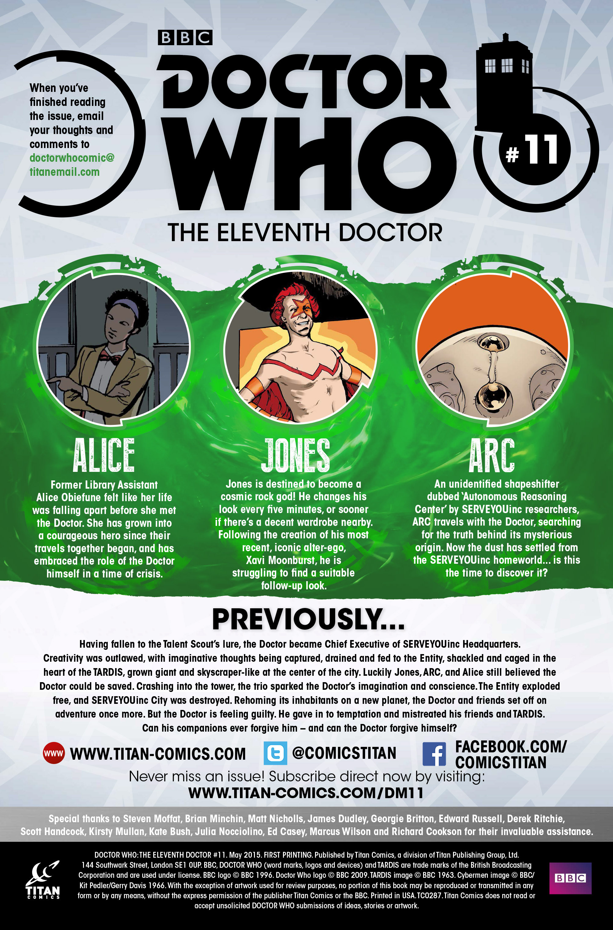 Read online Doctor Who: The Eleventh Doctor comic -  Issue #11 - 3