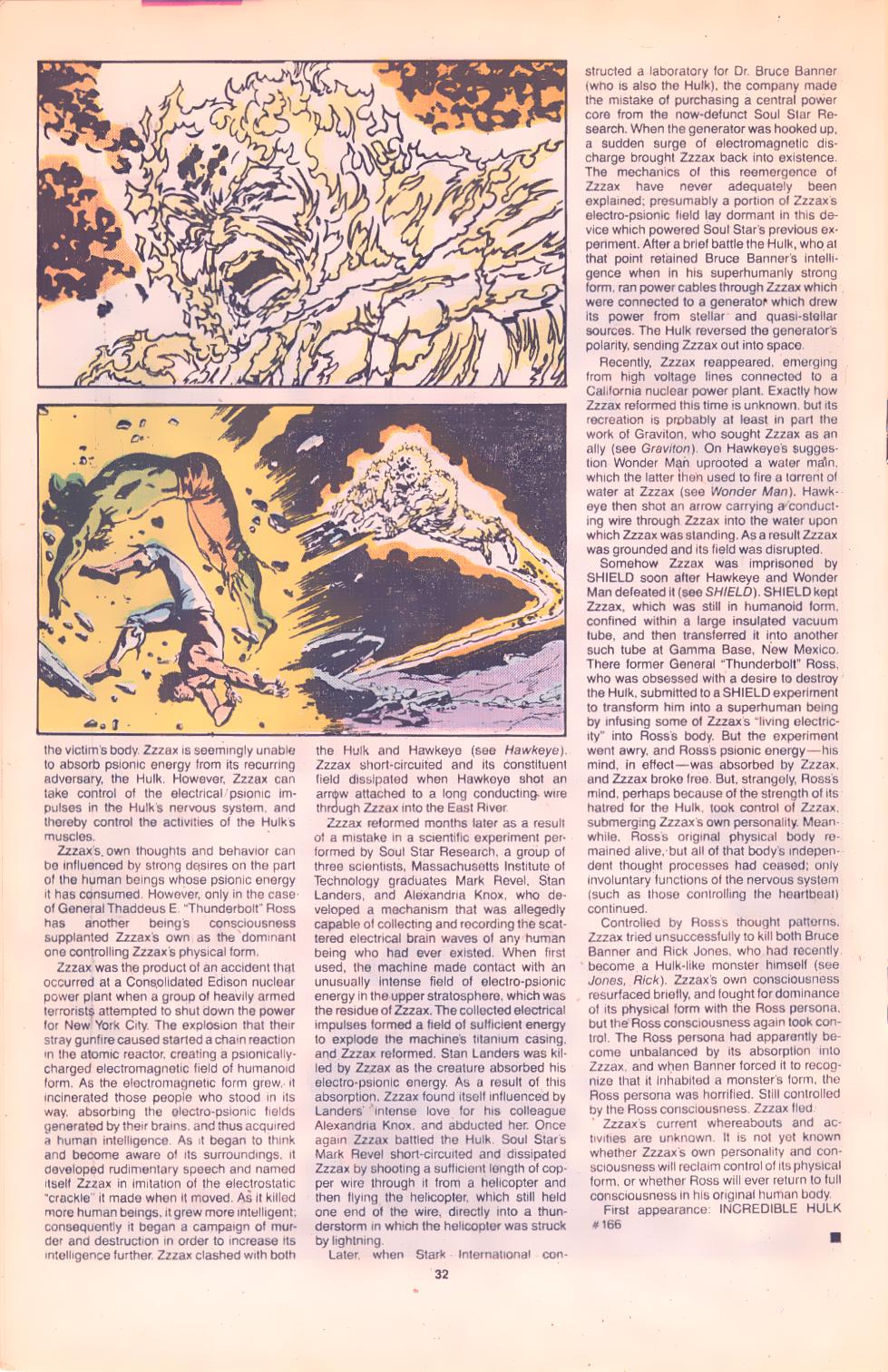 Read online The Official Handbook of the Marvel Universe Deluxe Edition comic -  Issue #15 - 34