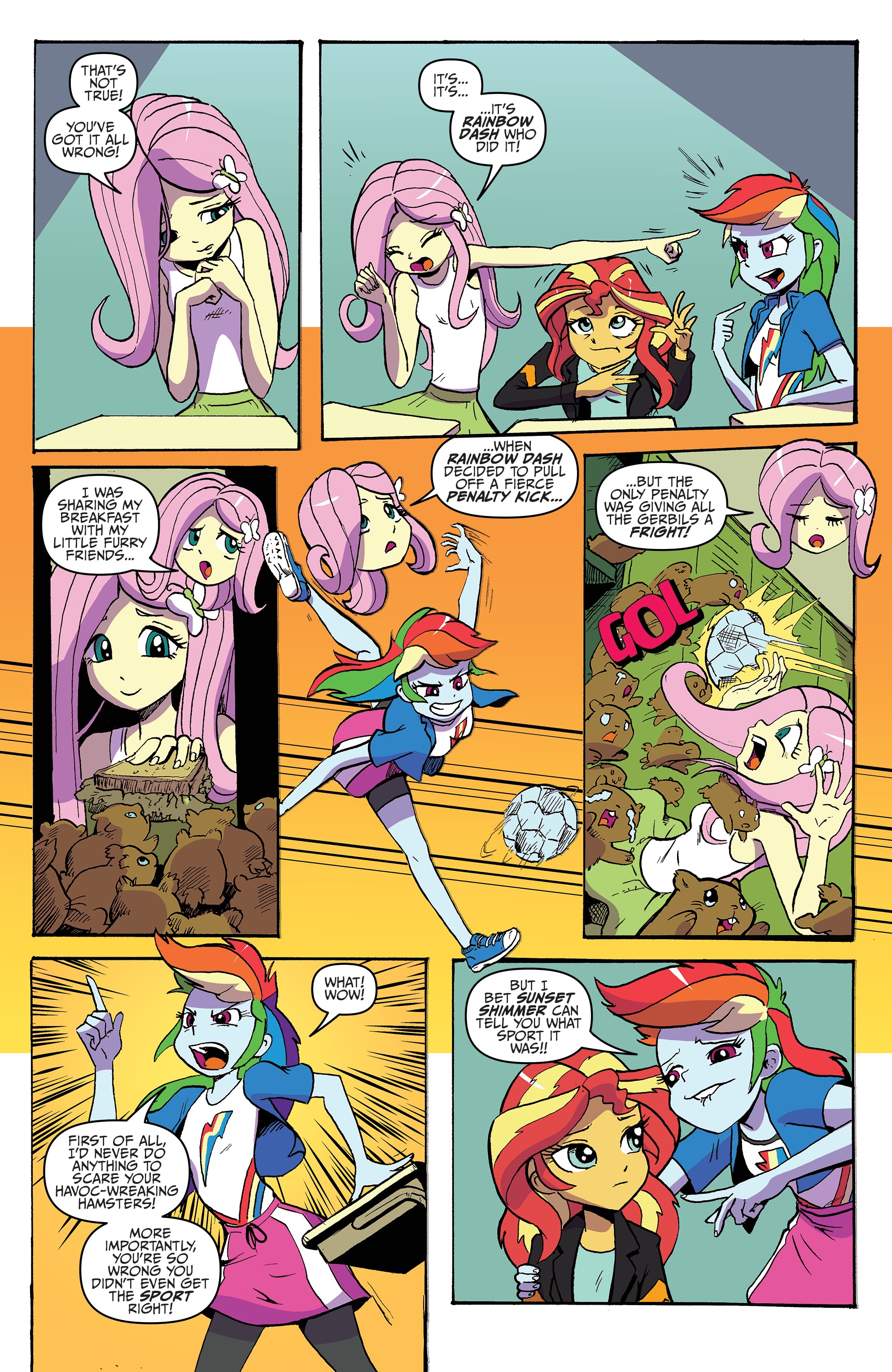 Read online My Little Pony Equestria Girls: Canterlot High: March Radness comic -  Issue # Full - 6