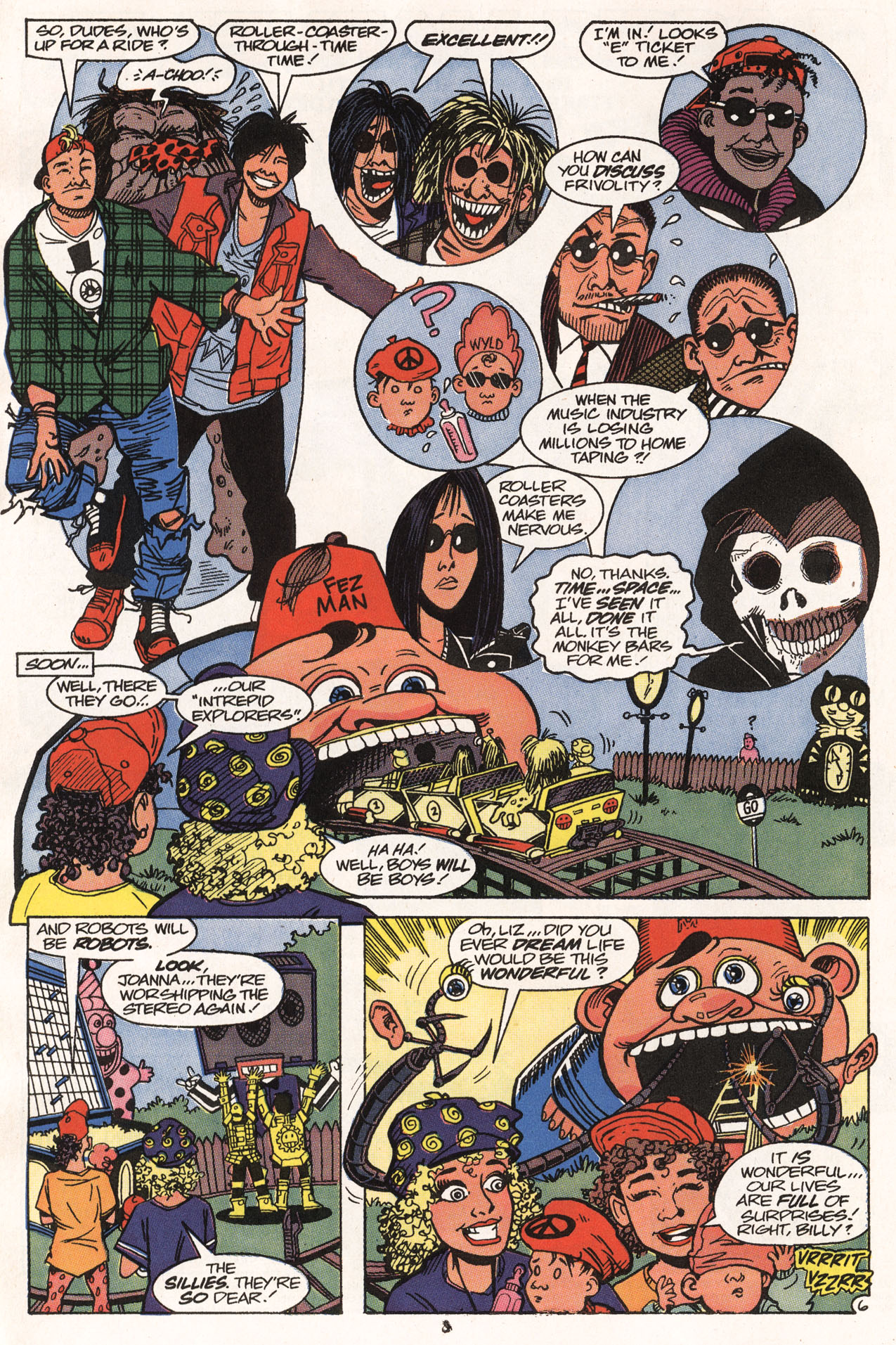 Read online Bill & Ted's Excellent Comic Book comic -  Issue #4 - 9