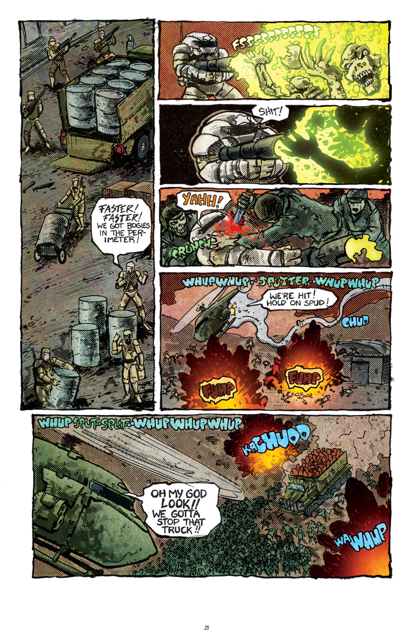 Read online Zombie War comic -  Issue #2 - 24