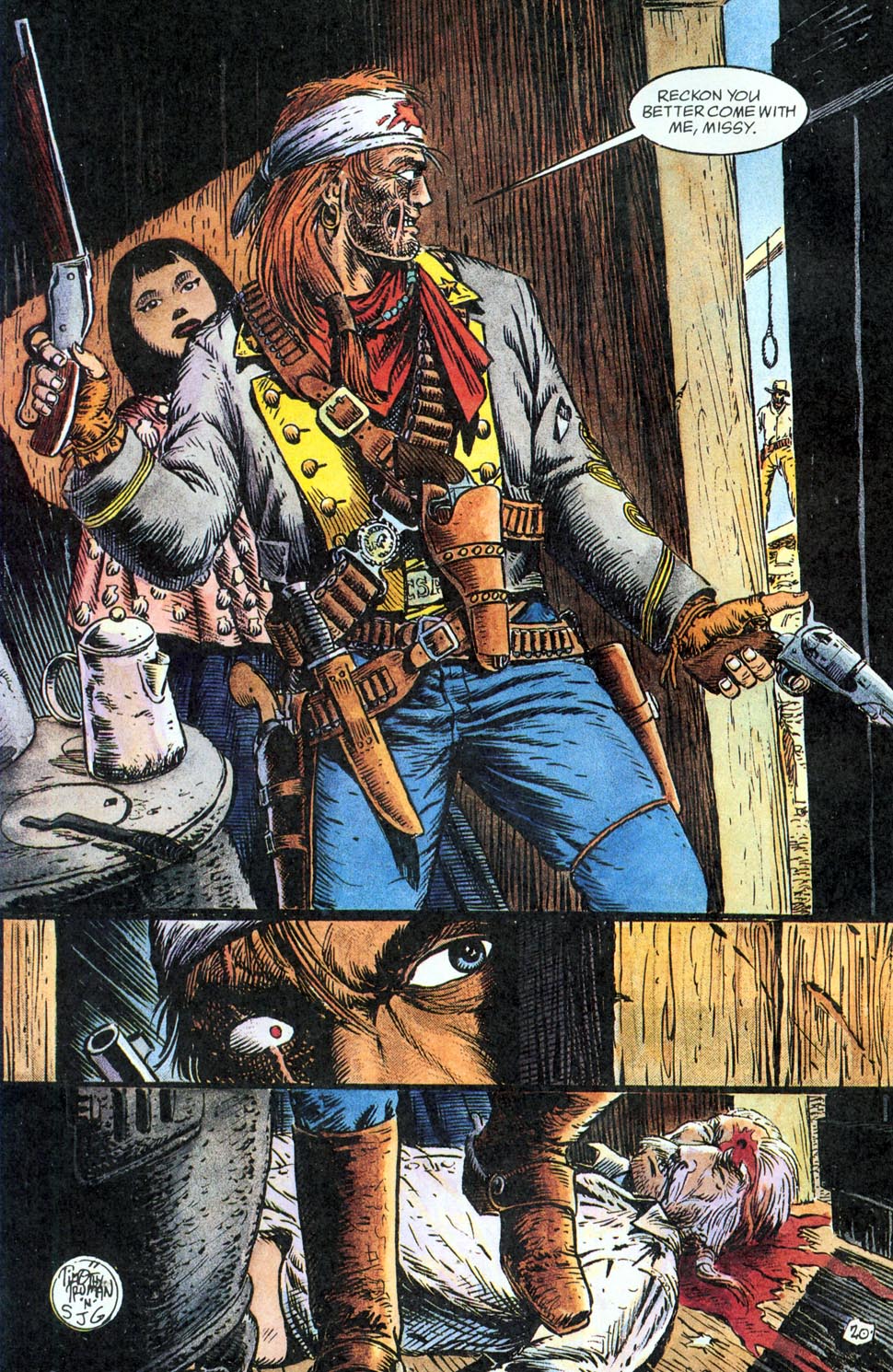 Read online Jonah Hex: Two-Gun Mojo comic -  Issue #2 - 22