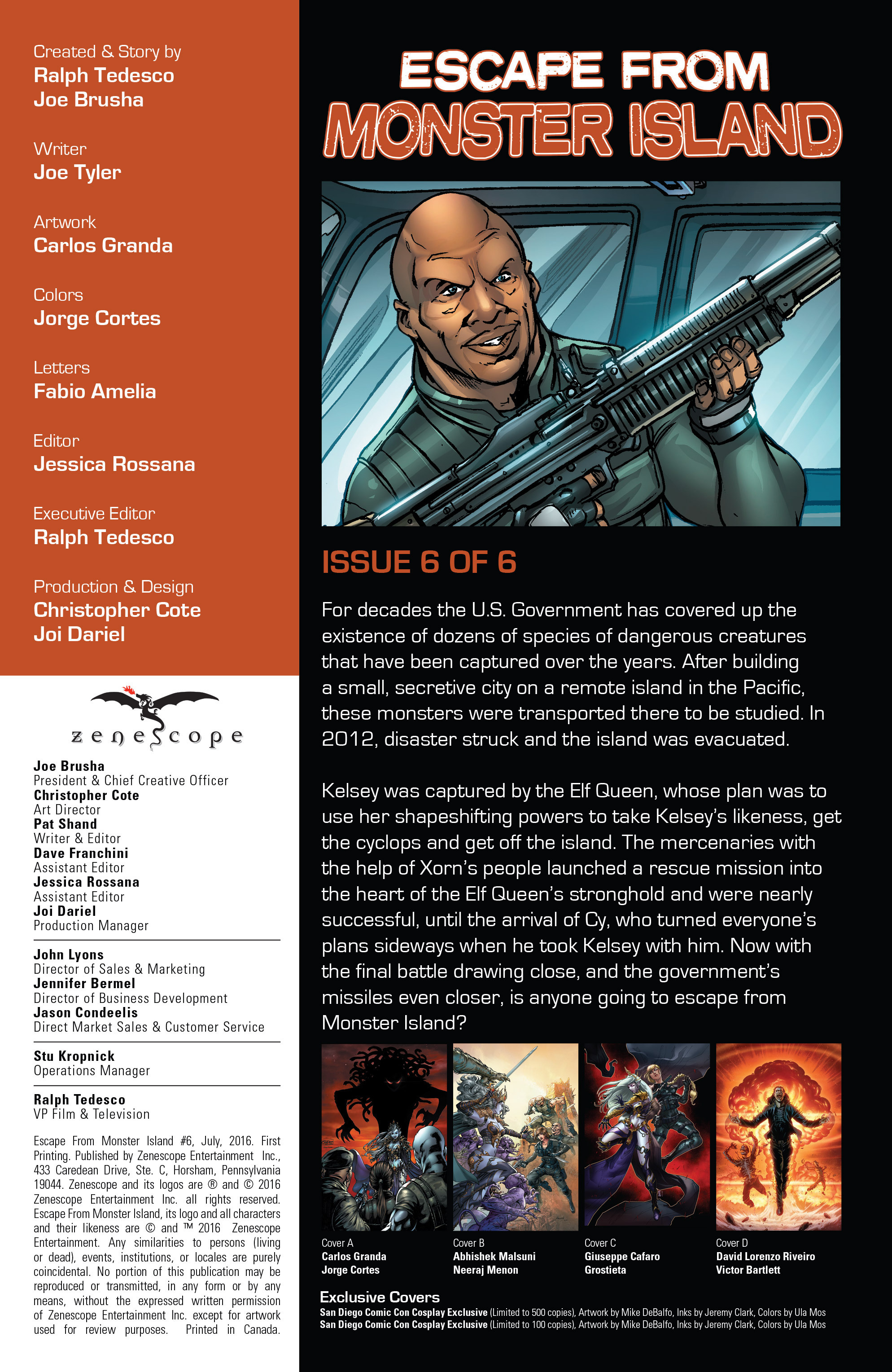 Read online Escape from Monster Island comic -  Issue #6 - 2