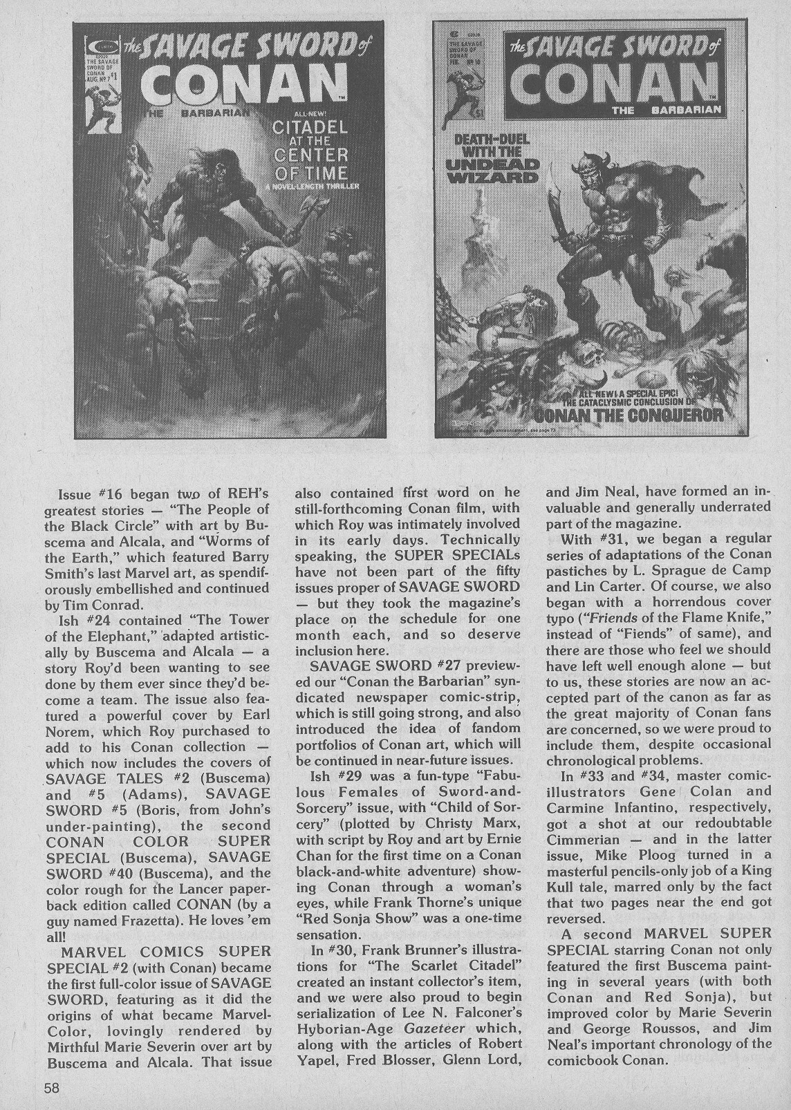 Read online The Savage Sword Of Conan comic -  Issue #50 - 58