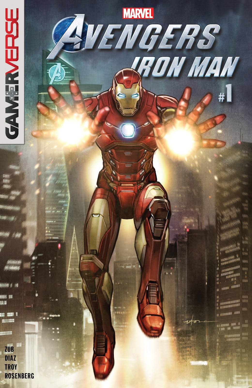 <{ $series->title }} issue Iron Man - Page 1