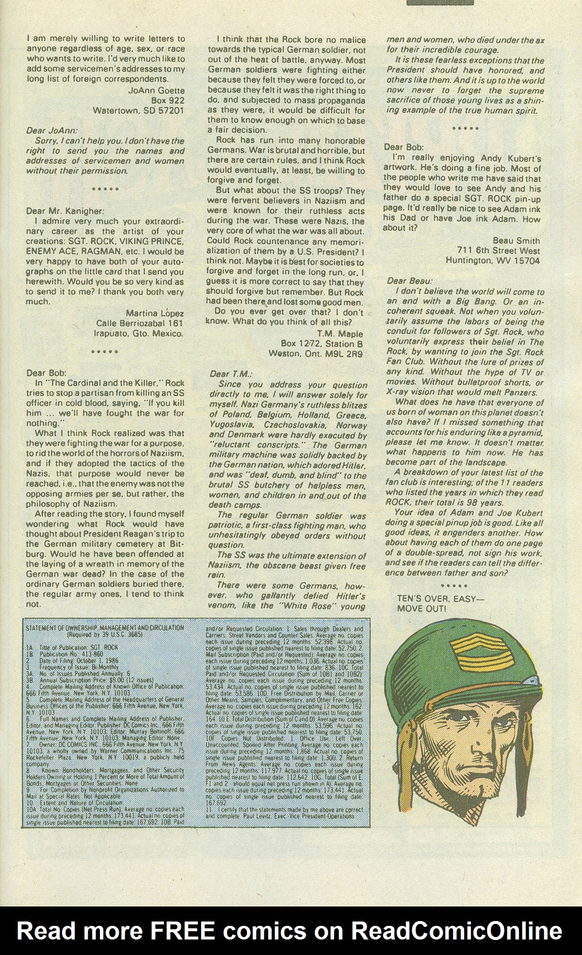 Read online Sgt. Rock comic -  Issue #415 - 32