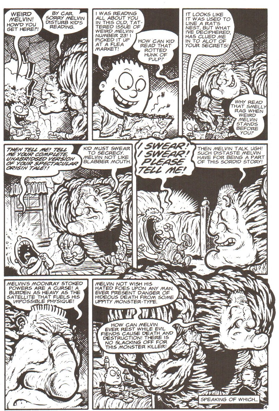 Read online Weird Melvin comic -  Issue #1 - 6