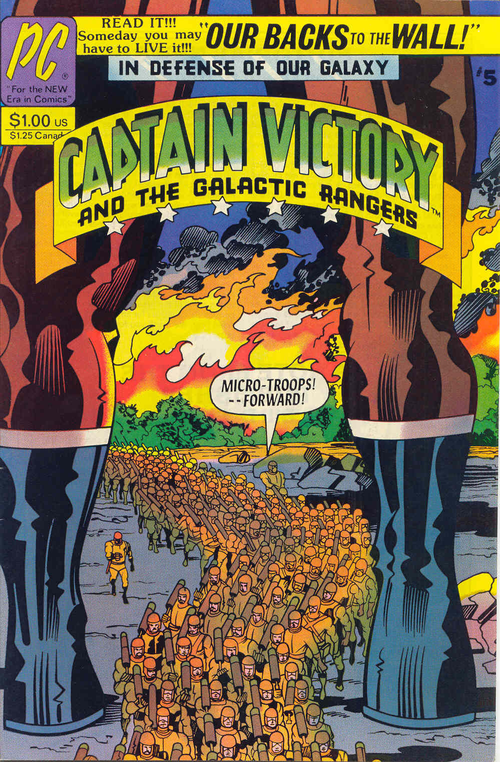Read online Captain Victory and the Galactic Rangers (1981) comic -  Issue #5 - 1